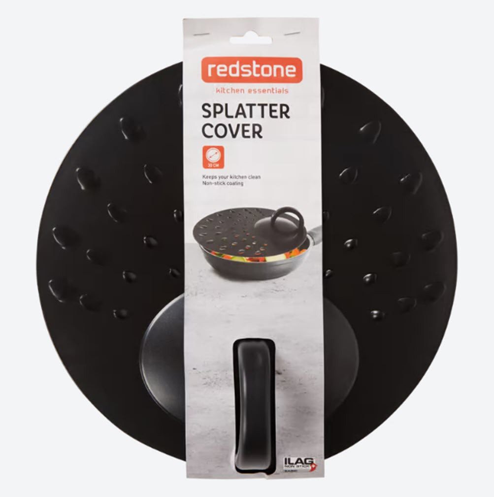 Spectrum Spritzschutzdeckel mit Öffnung Pfannen-Spritzschutz 30 cm Pfannendeckel