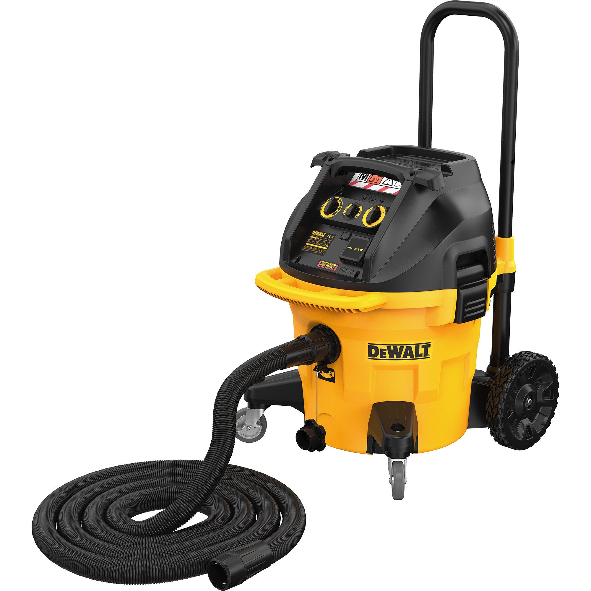 DeWalt Bodenstaubsauger DEWALT DWV905M-QS, Nass-/Trockensauger, (Industrie, 1400 W, Mit Filterbeutel