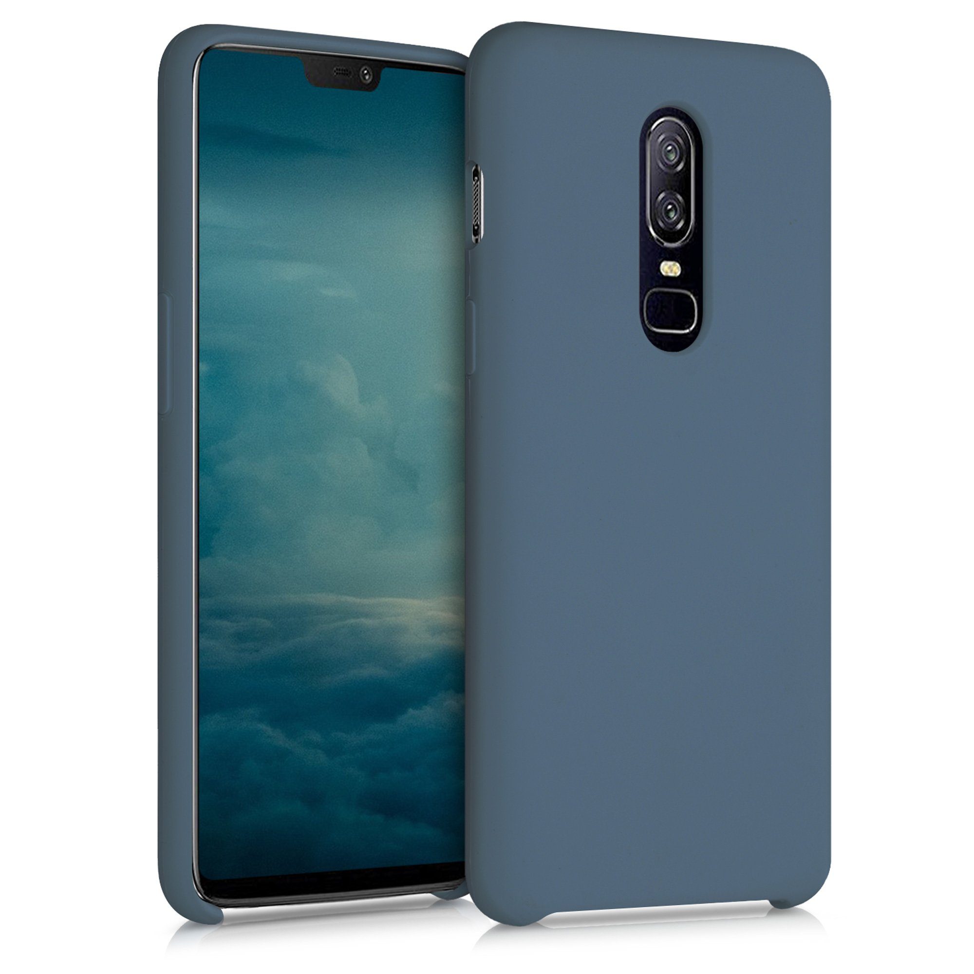 kwmobile Handyhülle Handyhülle für OnePlus 6 Hülle, Weiches Handy Silikon Case - Schutzhülle Cover