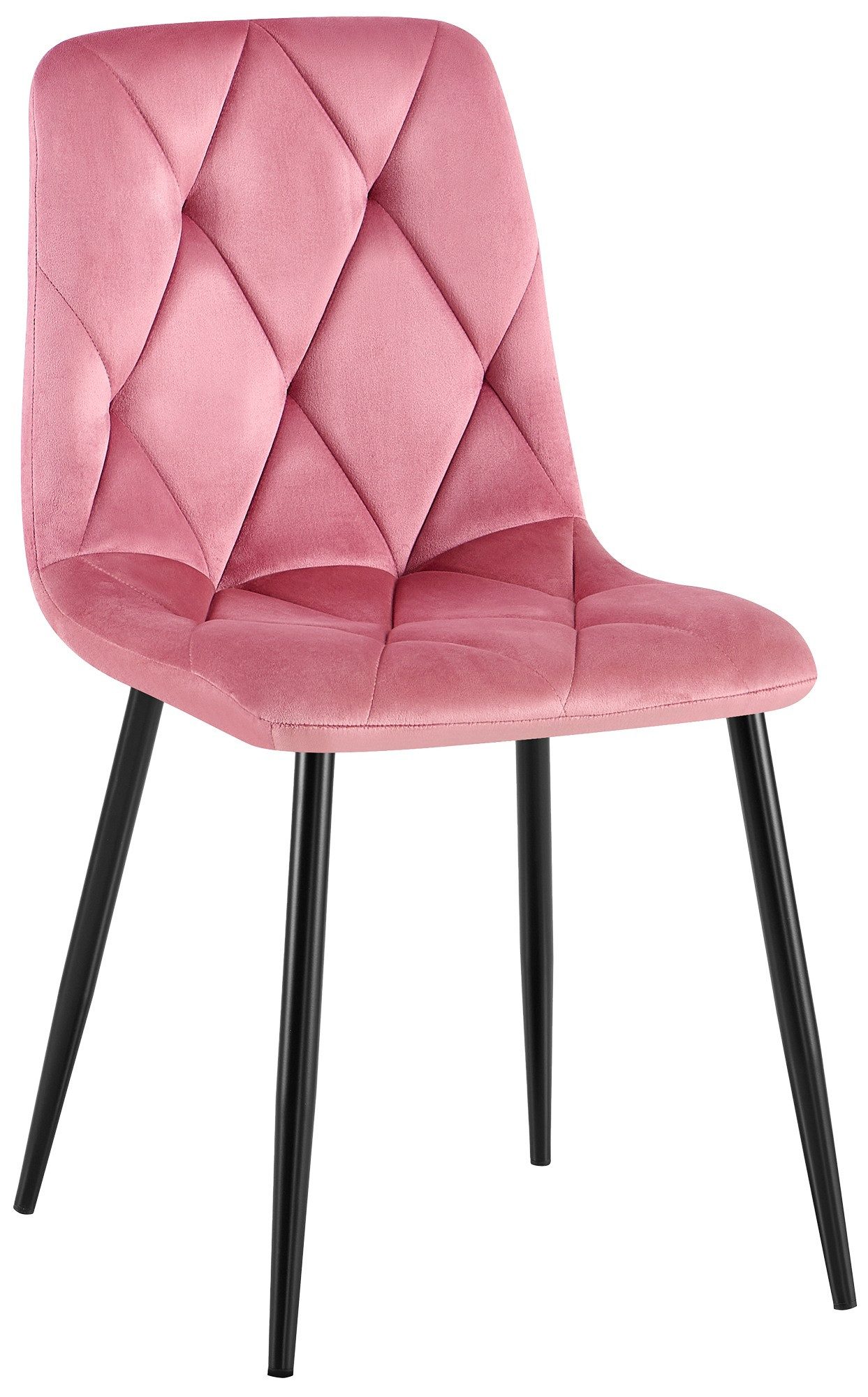 CLP Esszimmerstuhl Clairton, mit Stoff- oder Samtbezug, Metallgestell günstig online kaufen