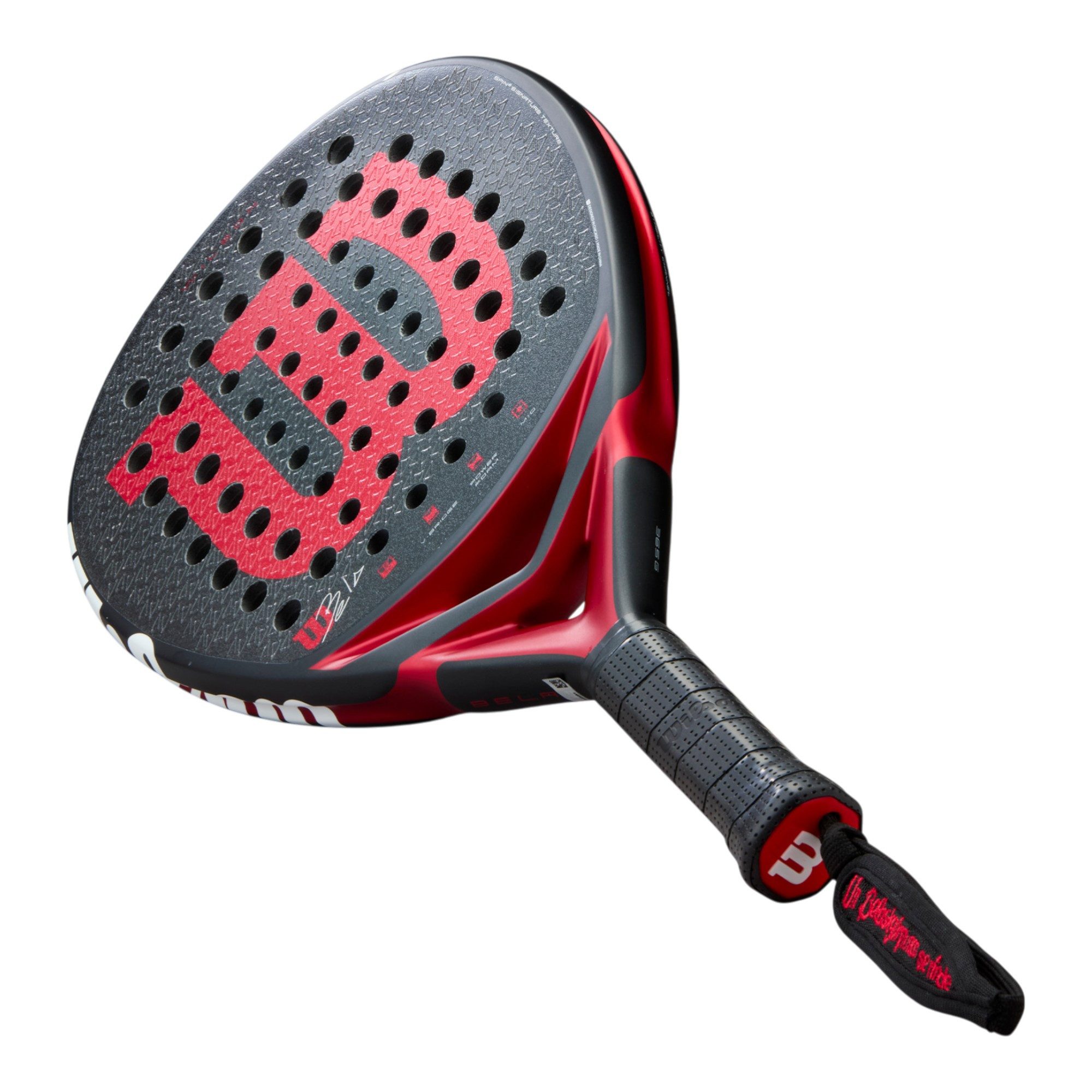 Wilson Padelschläger Bela V3 365g/Hybrid schwarz/rot