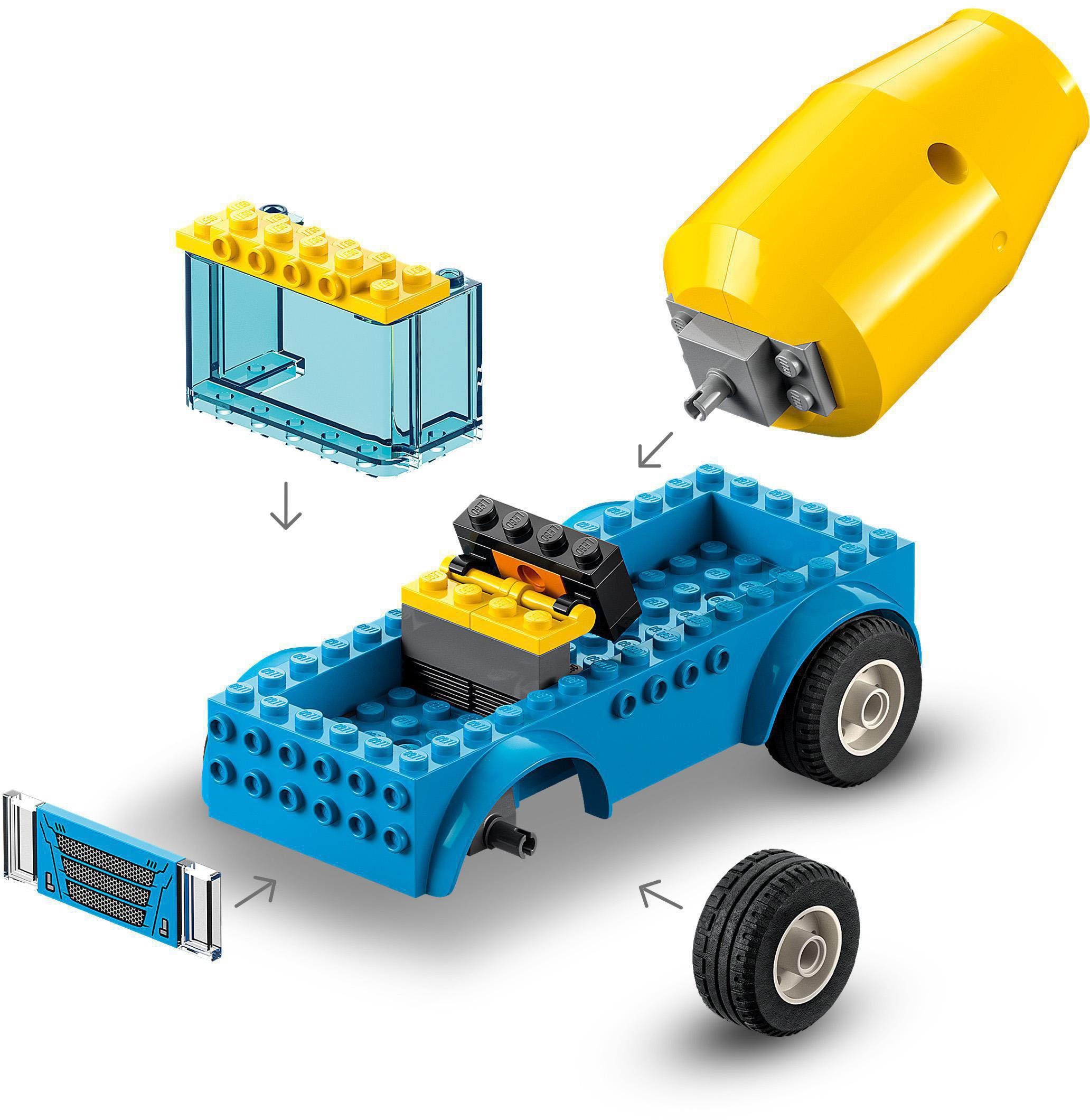 LEGO® City, (85 St) Konstruktionsspielsteine Betonmischer (60325), LEGO®