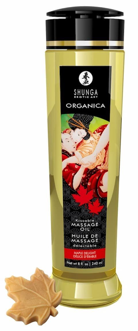 für Shunga Organica Delight - Massageöl Oil Massage 240 Massagen Maple ml, sinnliche SHUNGA