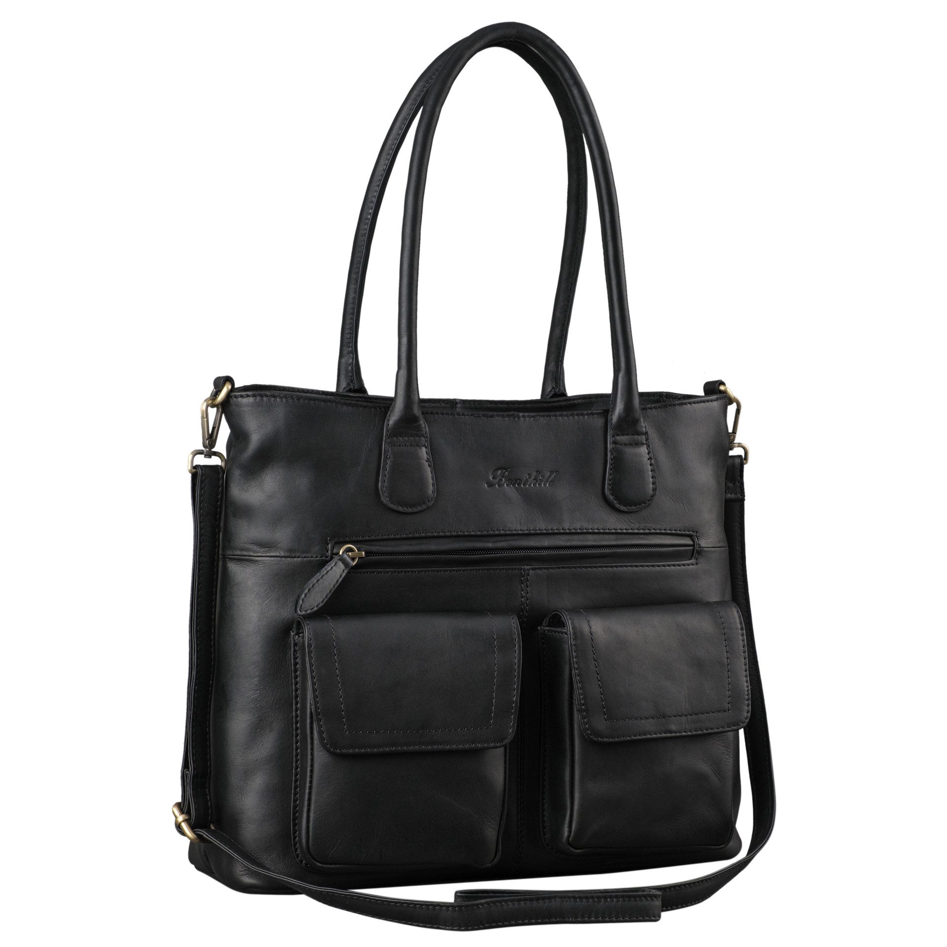 Benthill Handtasche Damen Echt Leder Vintage günstig online kaufen
