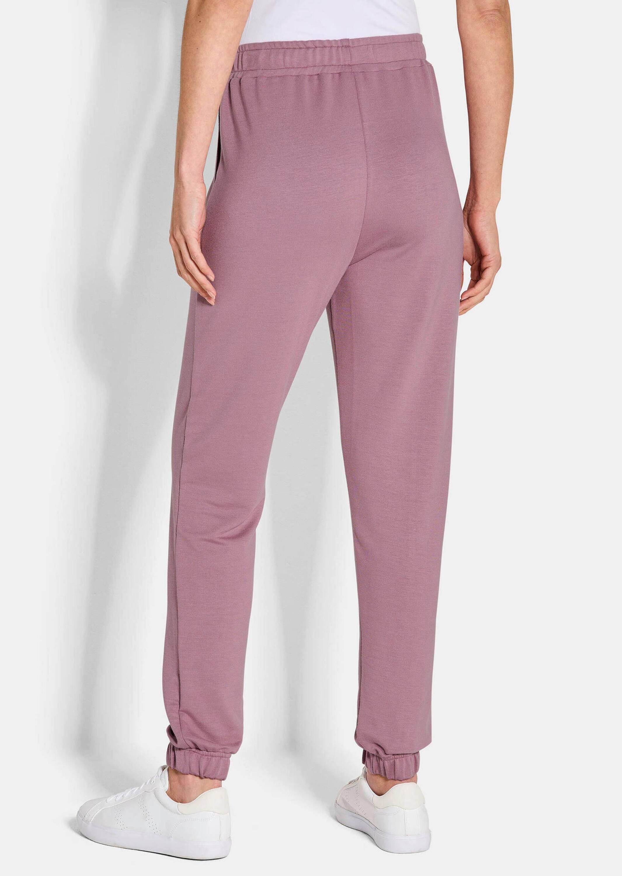 GOLDNER Jogginghose Bequeme Viskose-Schlupfhose, Doppelpack Lange Jogpants in zwei Farben, sportlicher Look, elastischer Bund