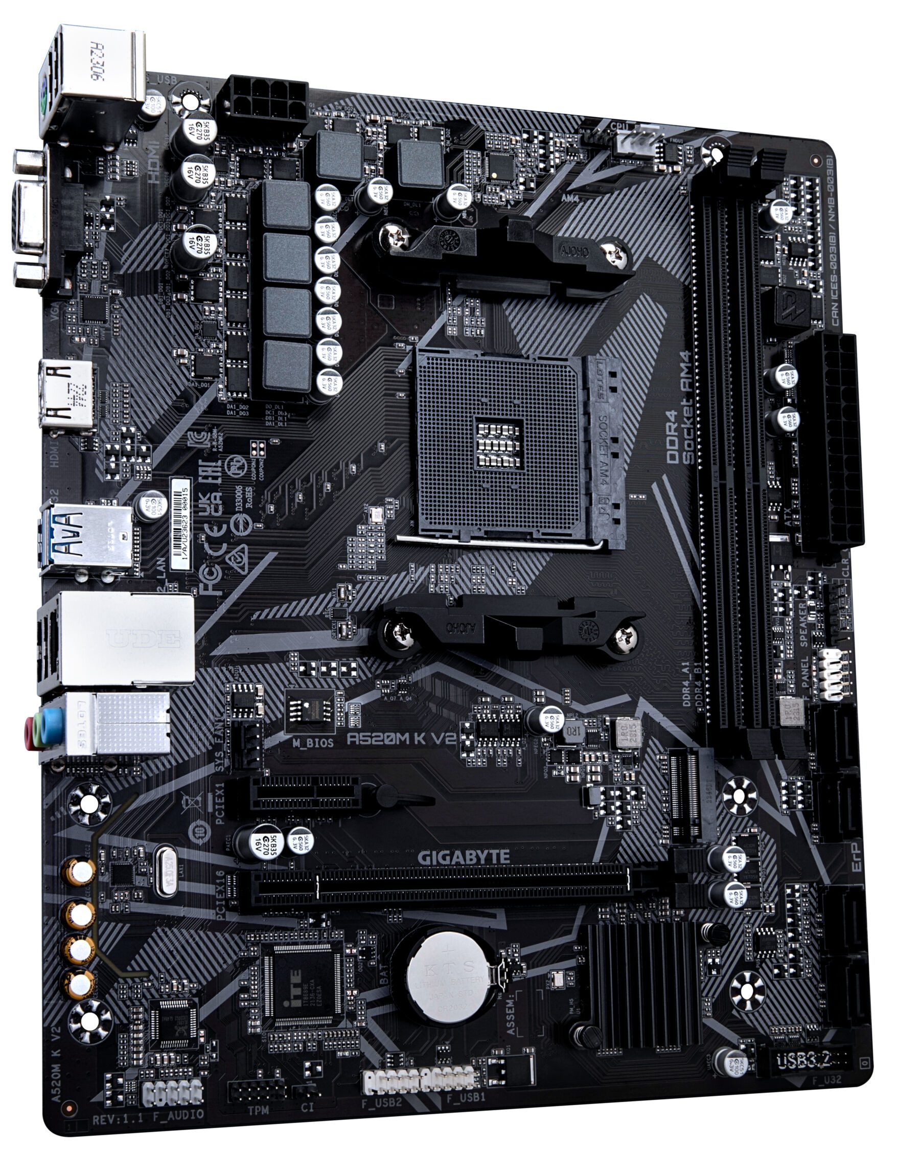 Gigabyte A520M K V2 Mainboard