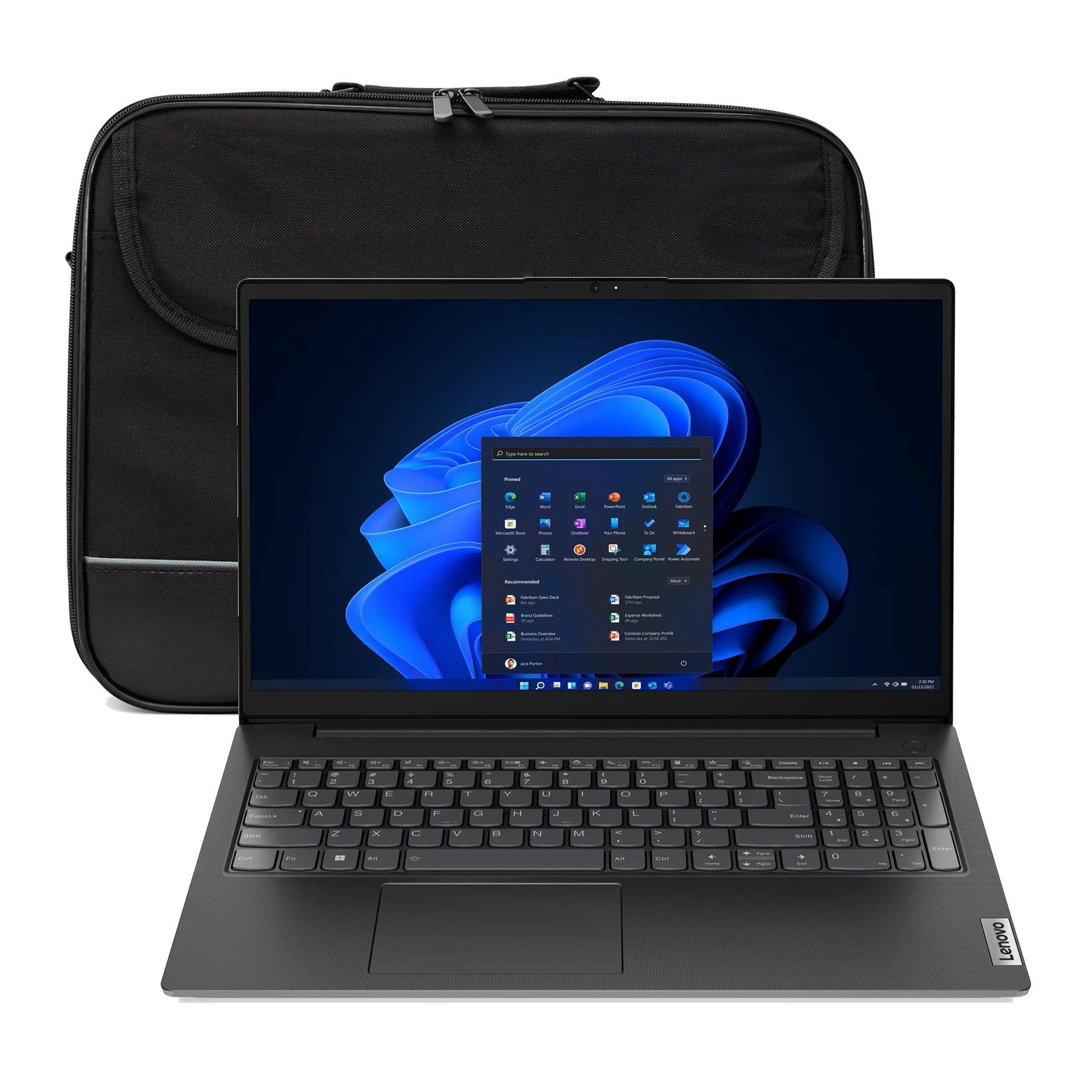 Lenovo V15 G5 IRL 15,6" FHD Intel Core i5-13420H 8GB DDR5 512GB SSD WIN11 Pro Notebook (39,6 cm/15,6 Zoll, Intel Core i5 13420H, 8 GB, 512 GB SSD, Windows 11 Pro; inklusive Notebook-Tasche)
