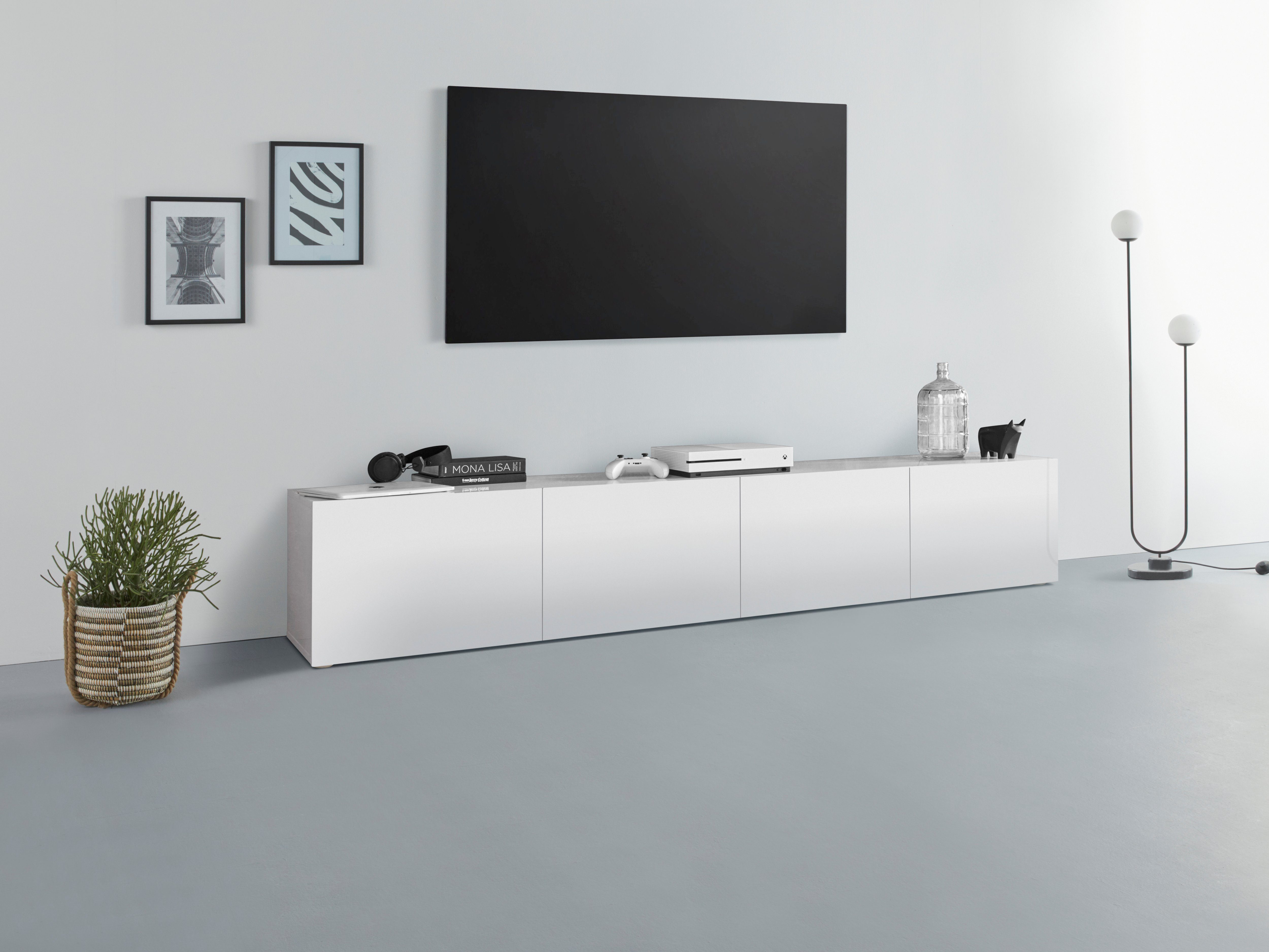 borchardt Möbel Lowboard Sophia, Breite 200 cm mit 4 Türen, stehend und hän günstig online kaufen