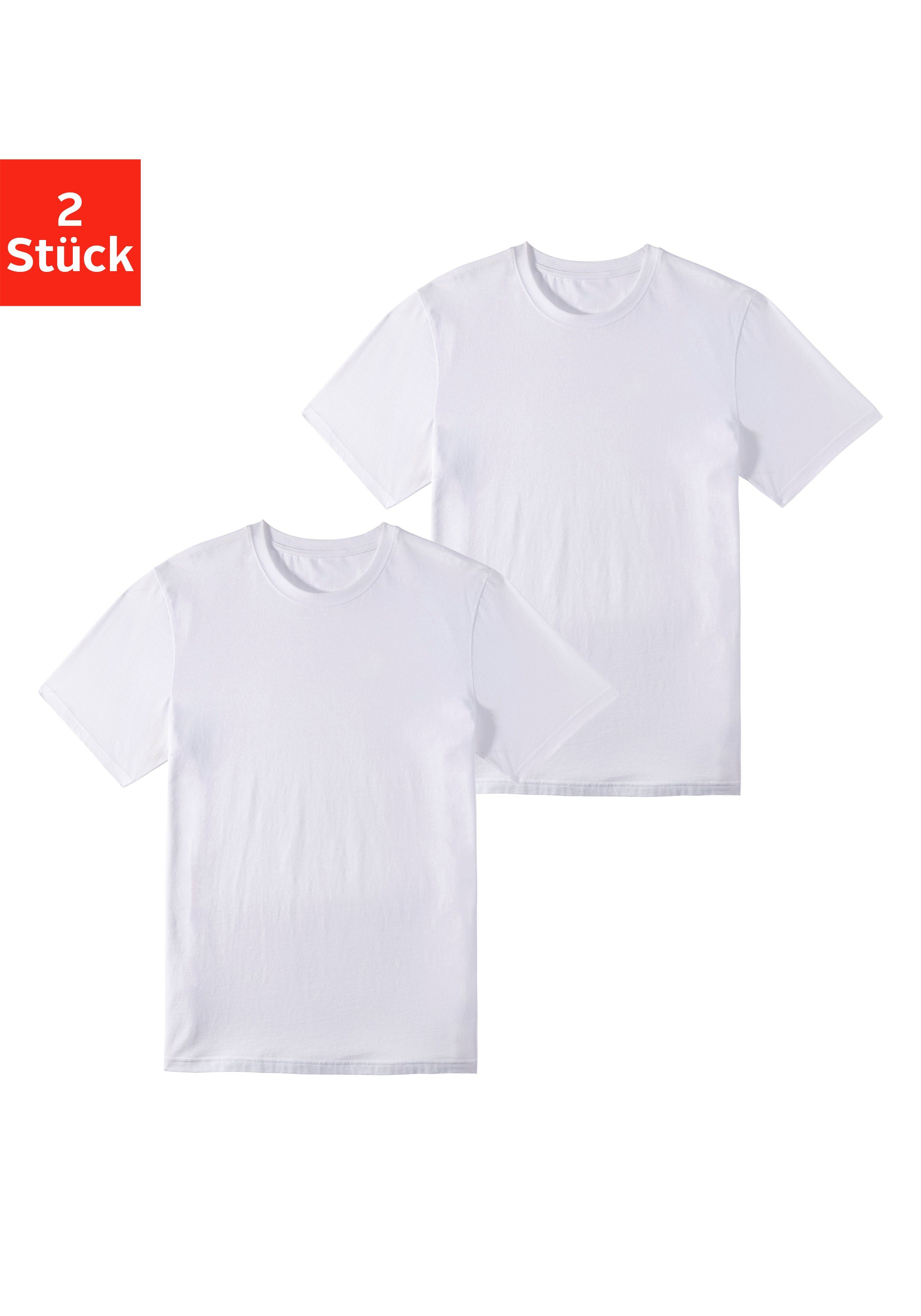 AUTHENTIC UNDERWEAR T-Shirt (2-tlg) aus angenehmer Baumwollqualität