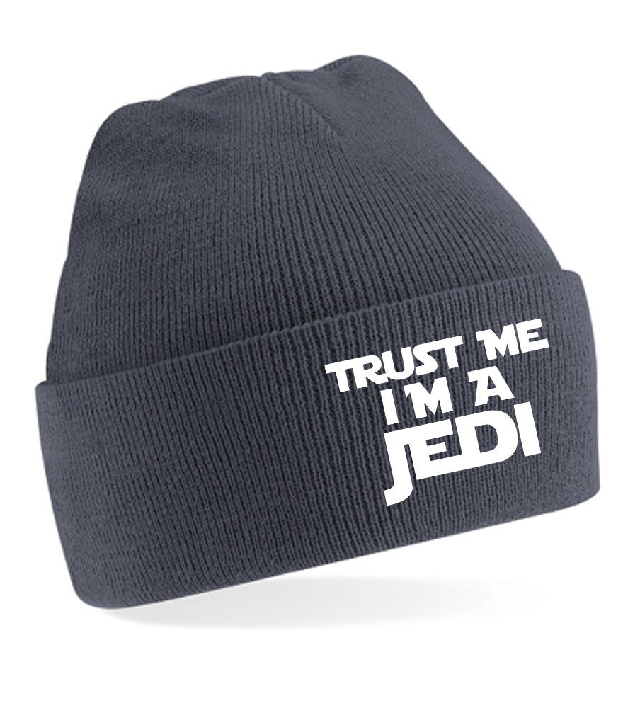 Blondie & Mütze Brownie Star Jedi Trust Sterne Beanie Unisex Grau Erwachsenen Yoda