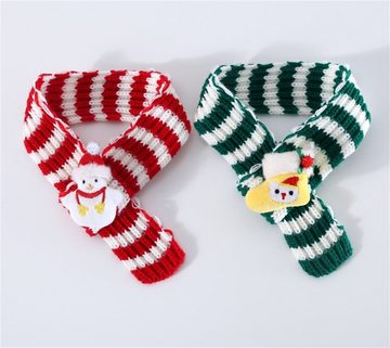 Dekorative Hundekostüm Tierkleid Weihnachten Haustier Strickschal Winter Schals Hundekostüm