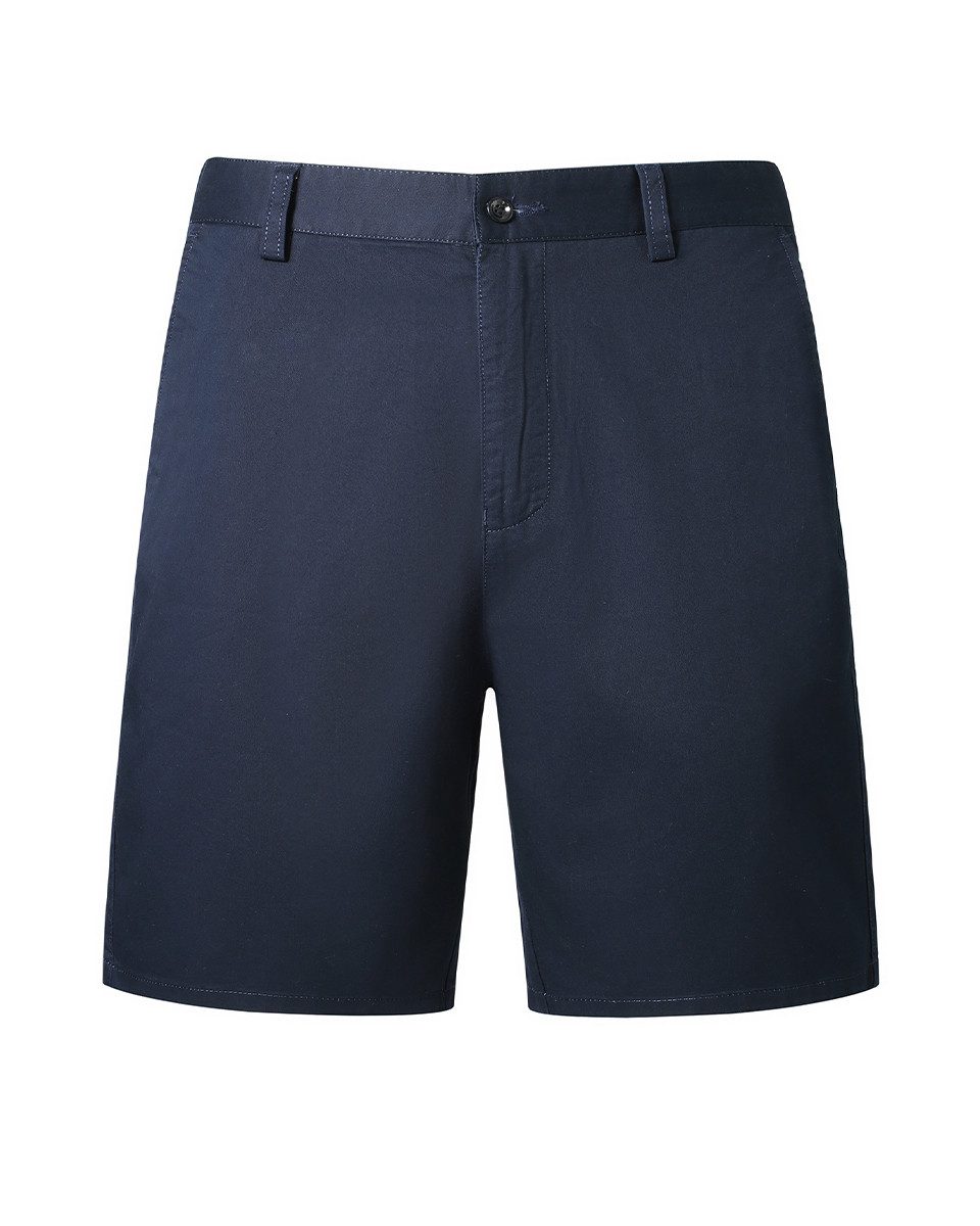 Allthemen Chinoshorts Herren lässige Chinoshorts aus Baumwolle in Unifarbe mit geradem Bein