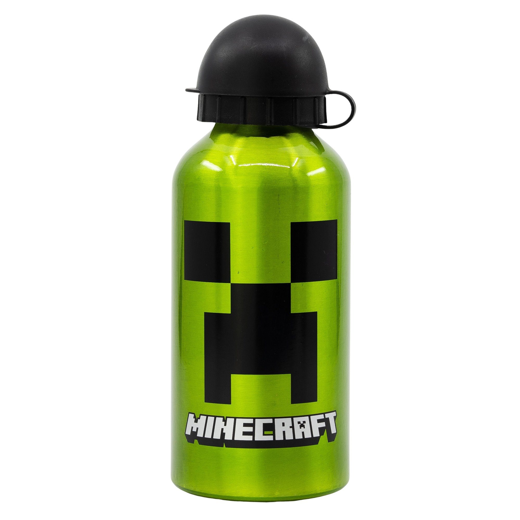 Minecraft Trinkflasche Minecraft Creeper Kinder Aluminium Trinkflasche, 400 ml