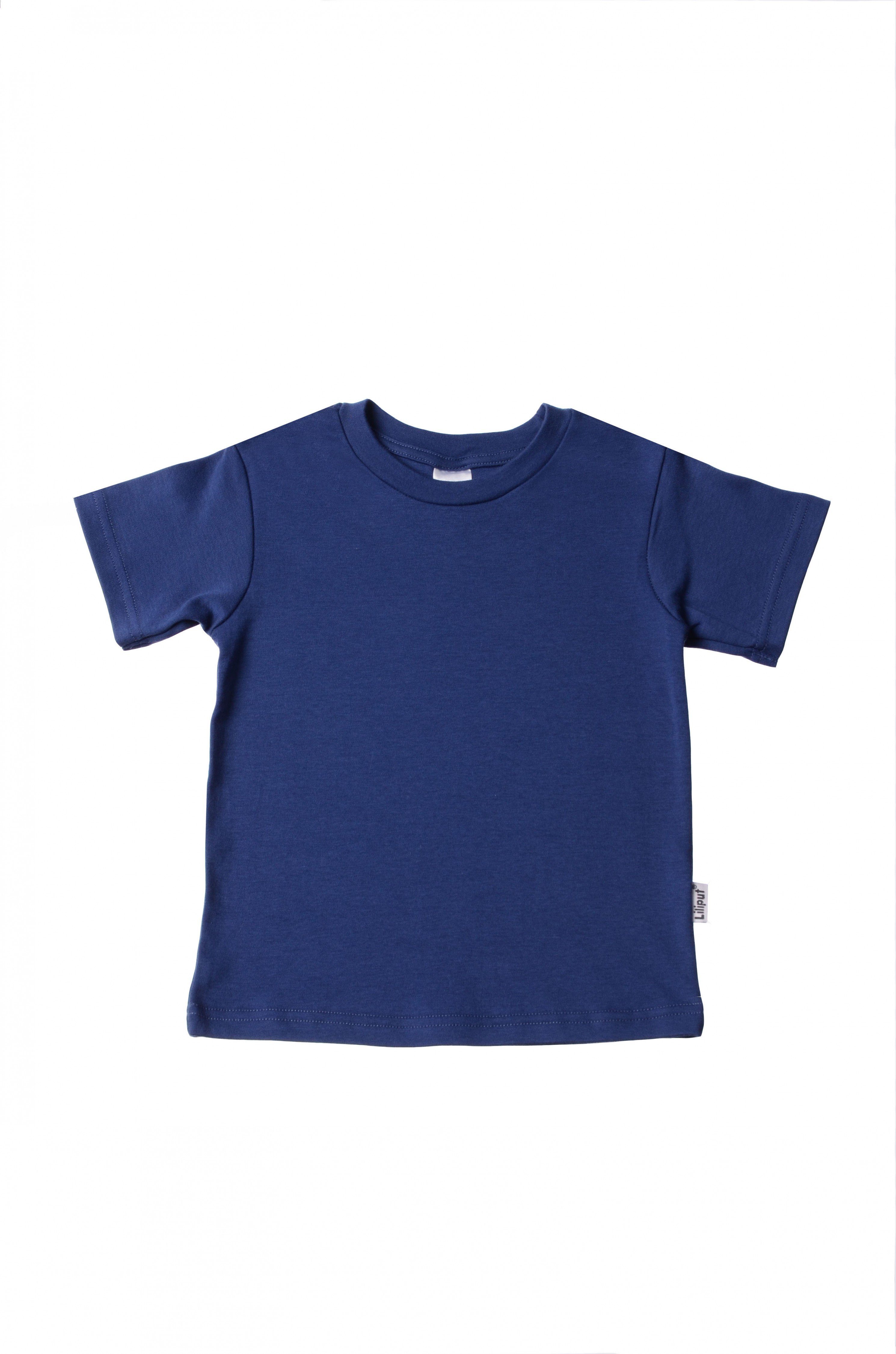 T-Shirt in dunkelblau Design niedlichem Liliput