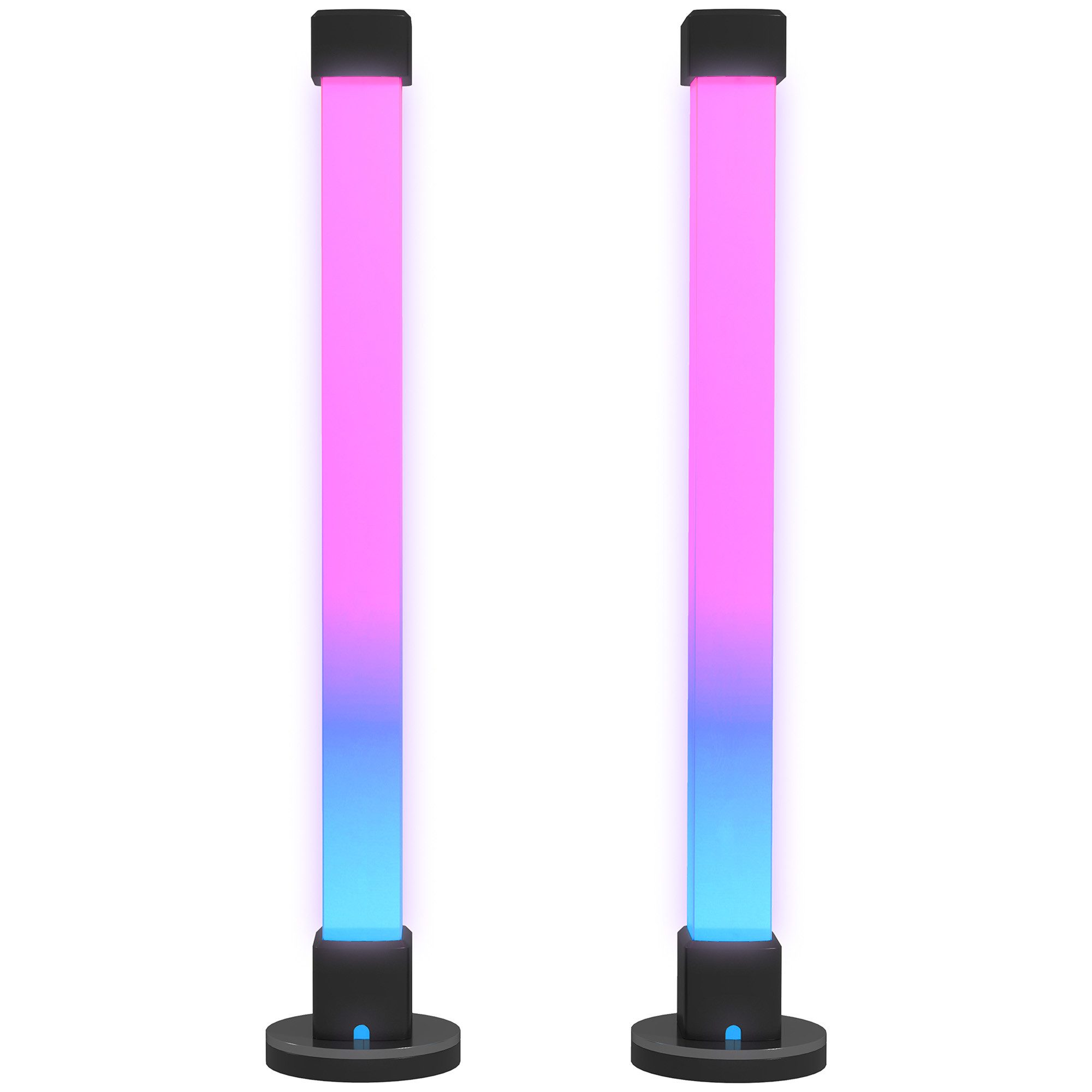 HOMCOM Tischleuchte mit App- und Fernsteuerung, Musik-Synchronisation, Farb günstig online kaufen