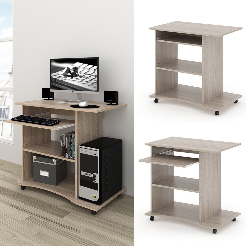 Vicco Laptoptisch Harm, Sonoma, 80 x günstig online kaufen