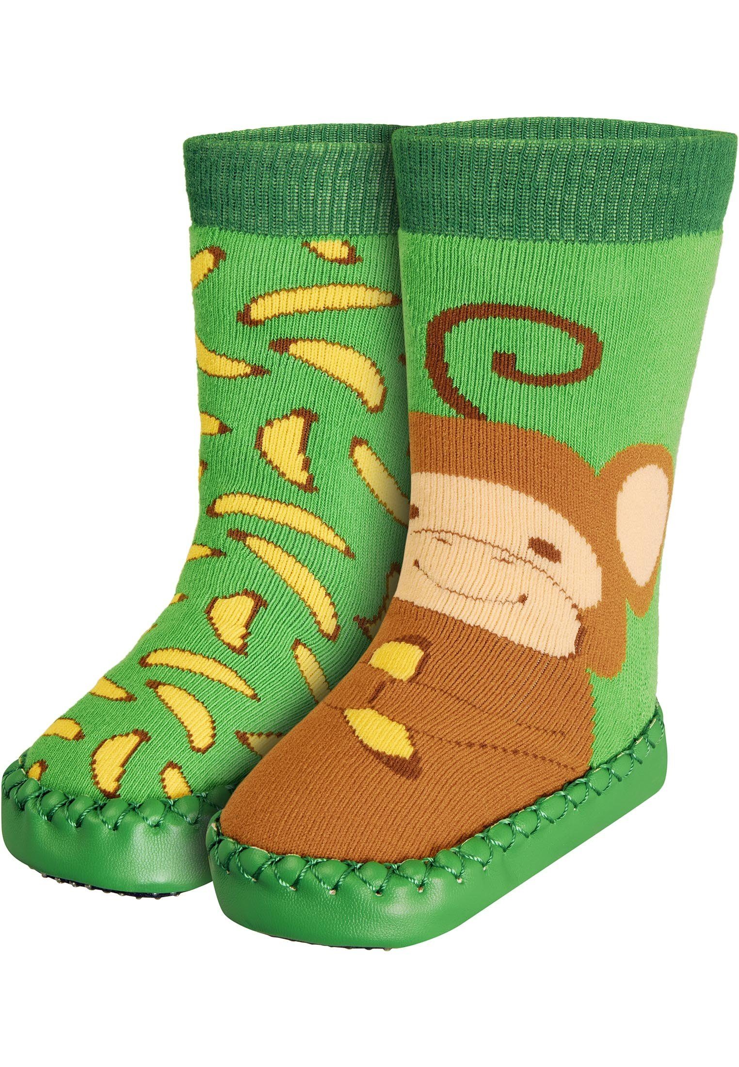Hüttenschuh Affe Hausschuh