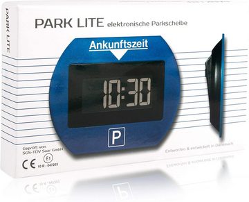 NeedIt elektronische Parkscheibe Park Lite, vollautomatische Parkuhr (Montagematerial inklusive), mit Zulassung, schnelle und einfache Montage