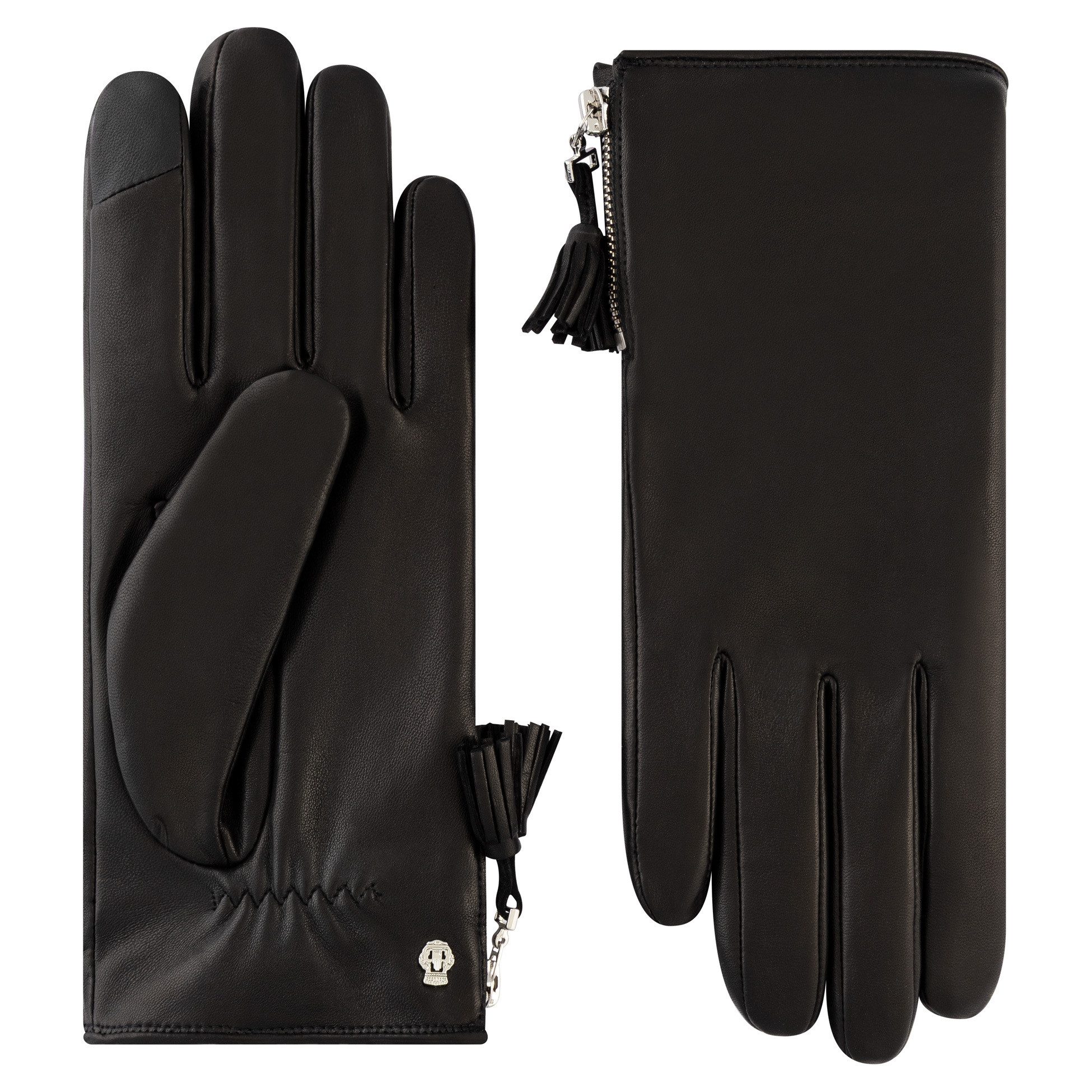 Roeckl Lederhandschuhe LIVERPOOL Lederhandschuhe mit seitlichem Reißverschluss