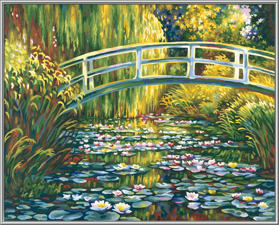 Schipper Malen nach Zahlen Meisterklasse Premium - Seerosenteich nach Claude Monet (1840-1926), Made in Germany