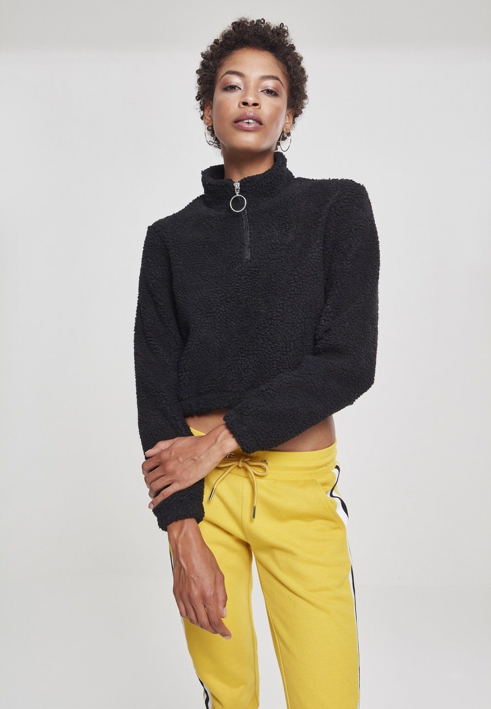 URBAN CLASSICS Rundhalspullover