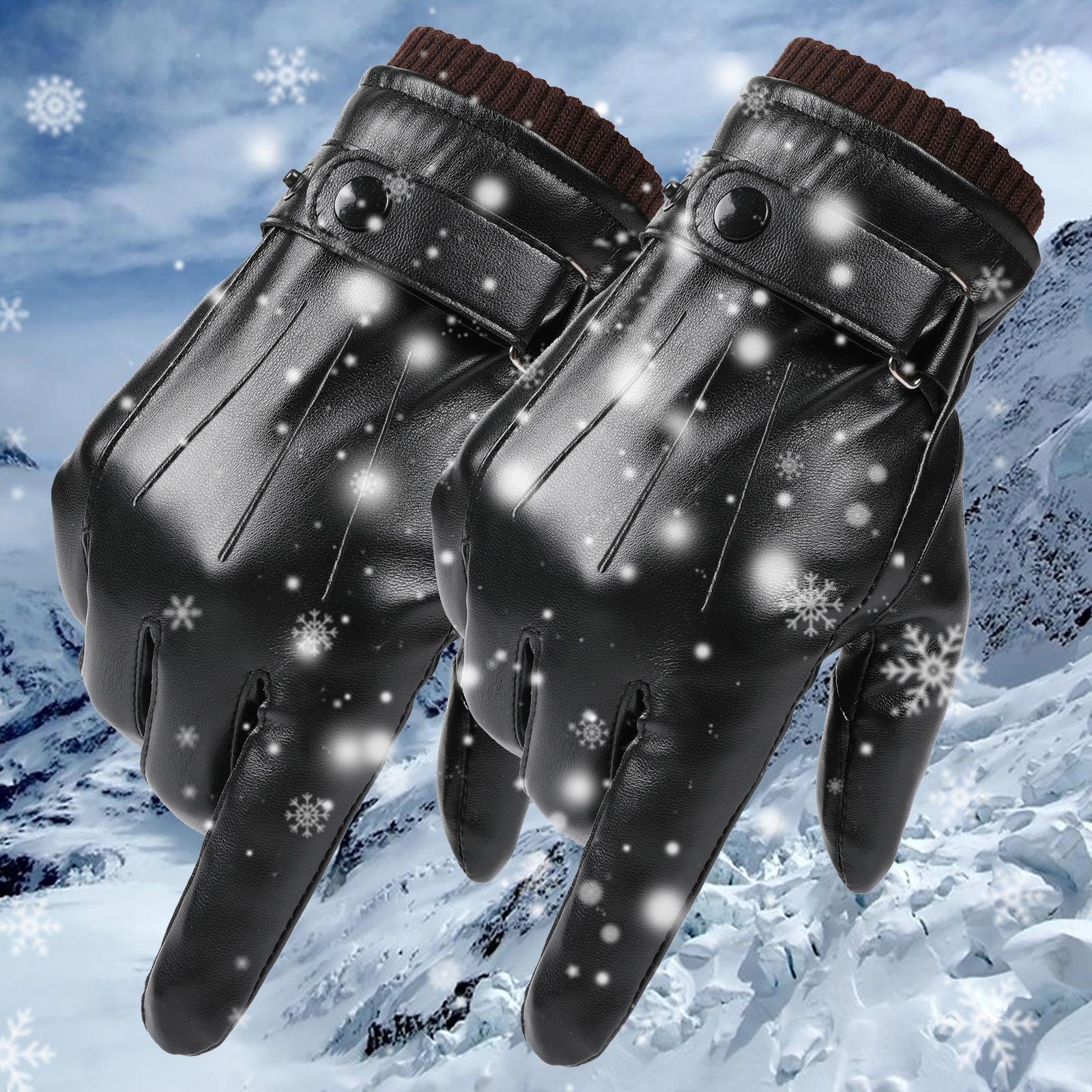 Winter Handschuhe Fahrhandschuhe Motorrad Qelus Warm Motorradhandschuhe Leder Draussen