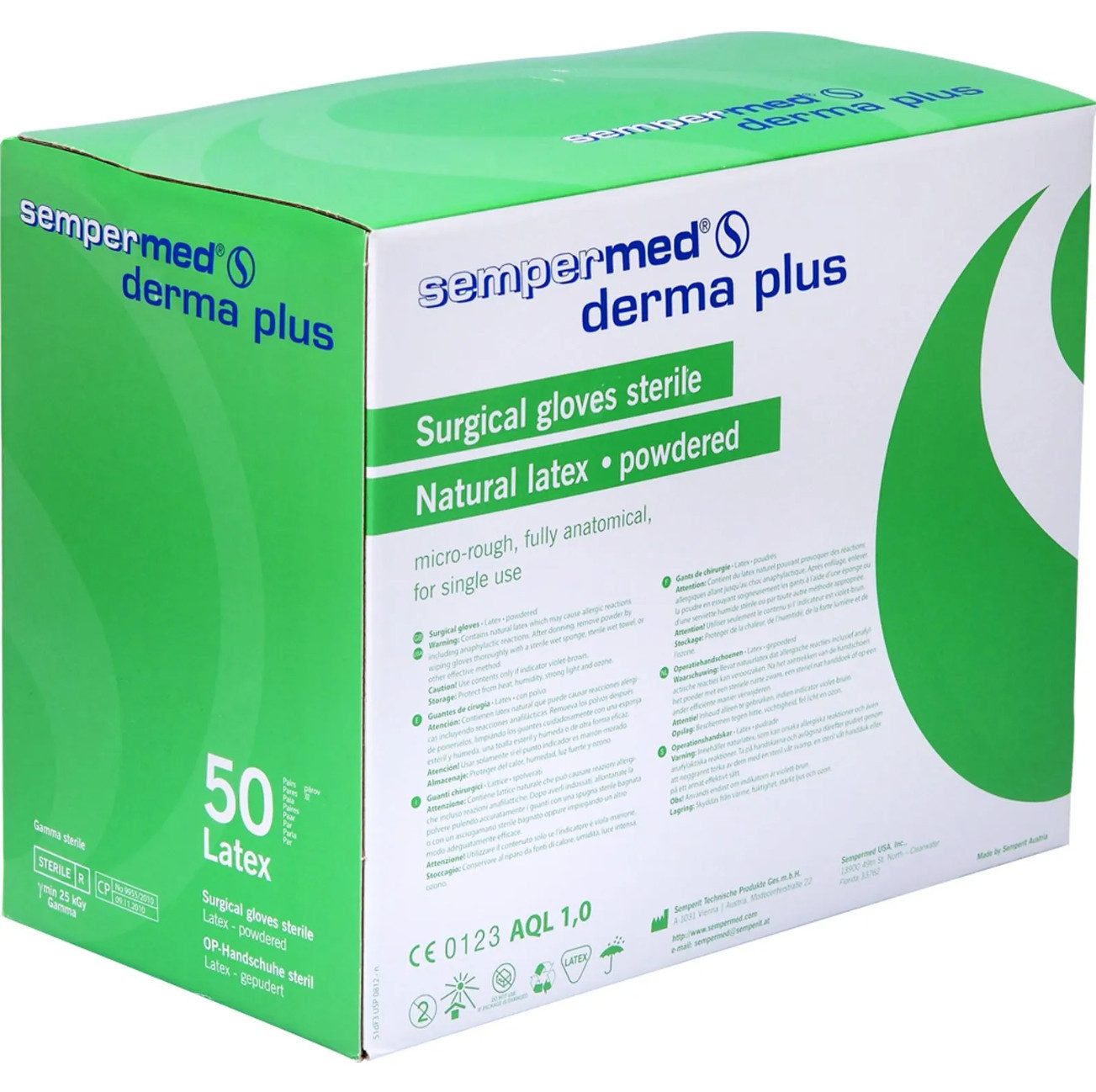 DocMed Latexhandschuhe Sempermed Derma Plus OP-Handschuhe günstig online kaufen