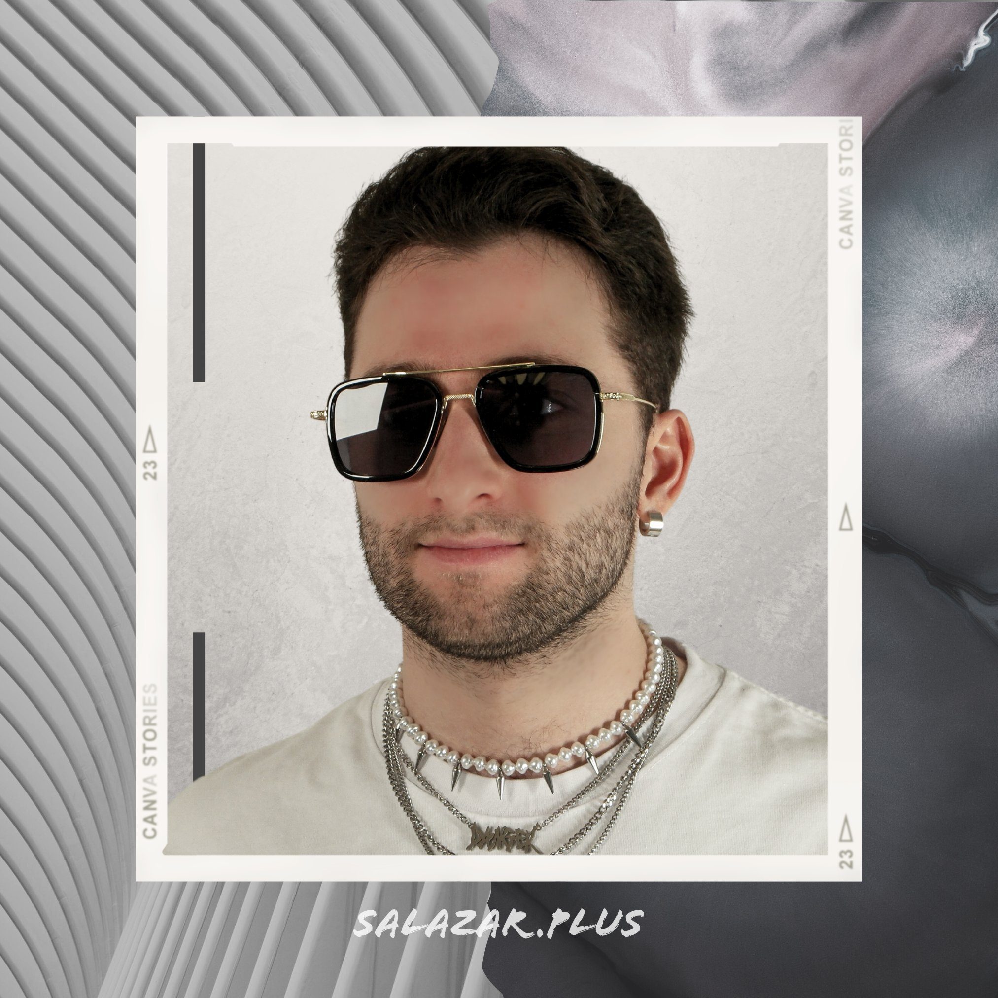 salazar.plus Sonnenbrille Pilotenbrille Rechteckig 2 Farben Herren Brille günstig online kaufen