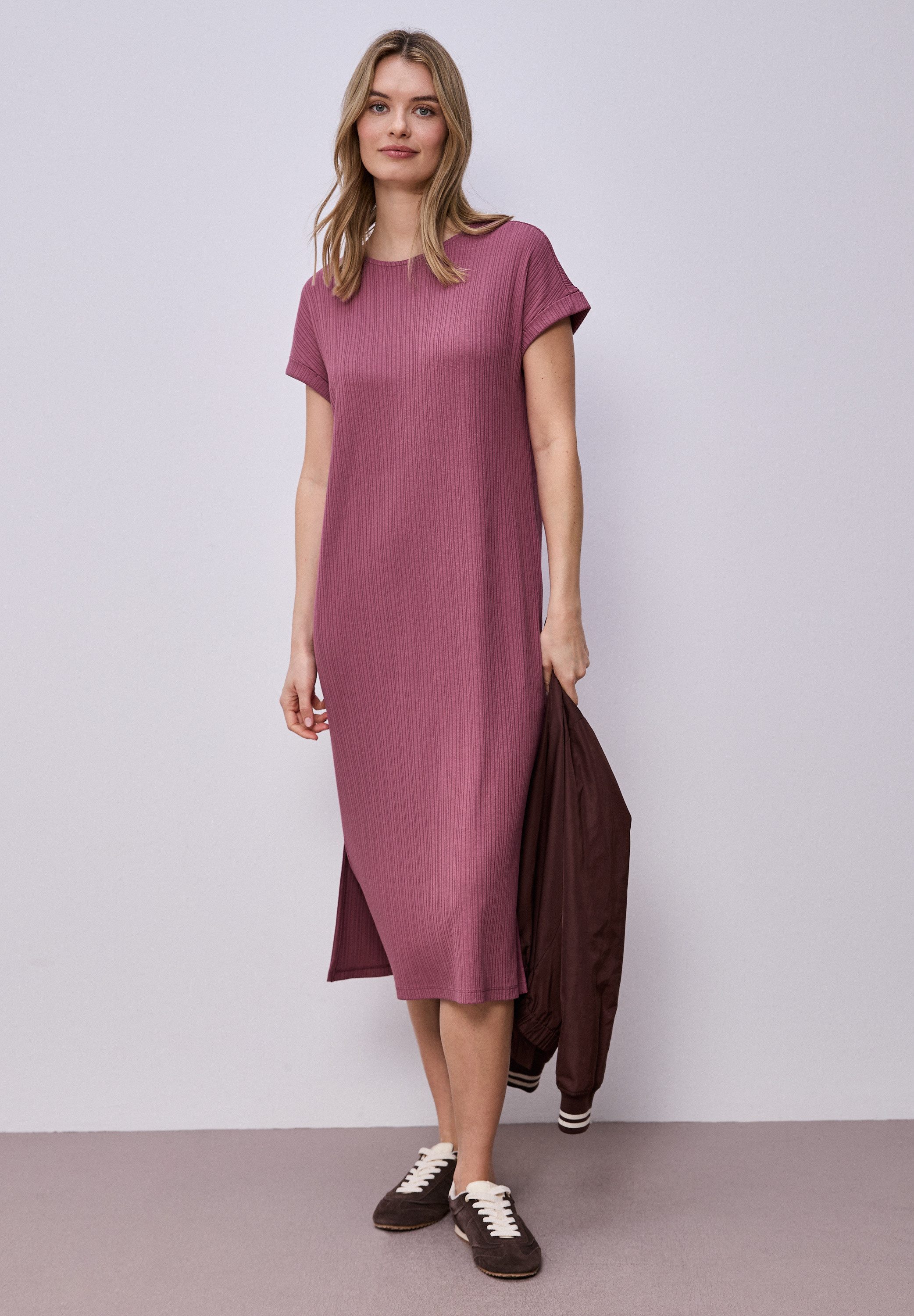 STREET ONE Jerseykleid mit Rundhalsausschnitt