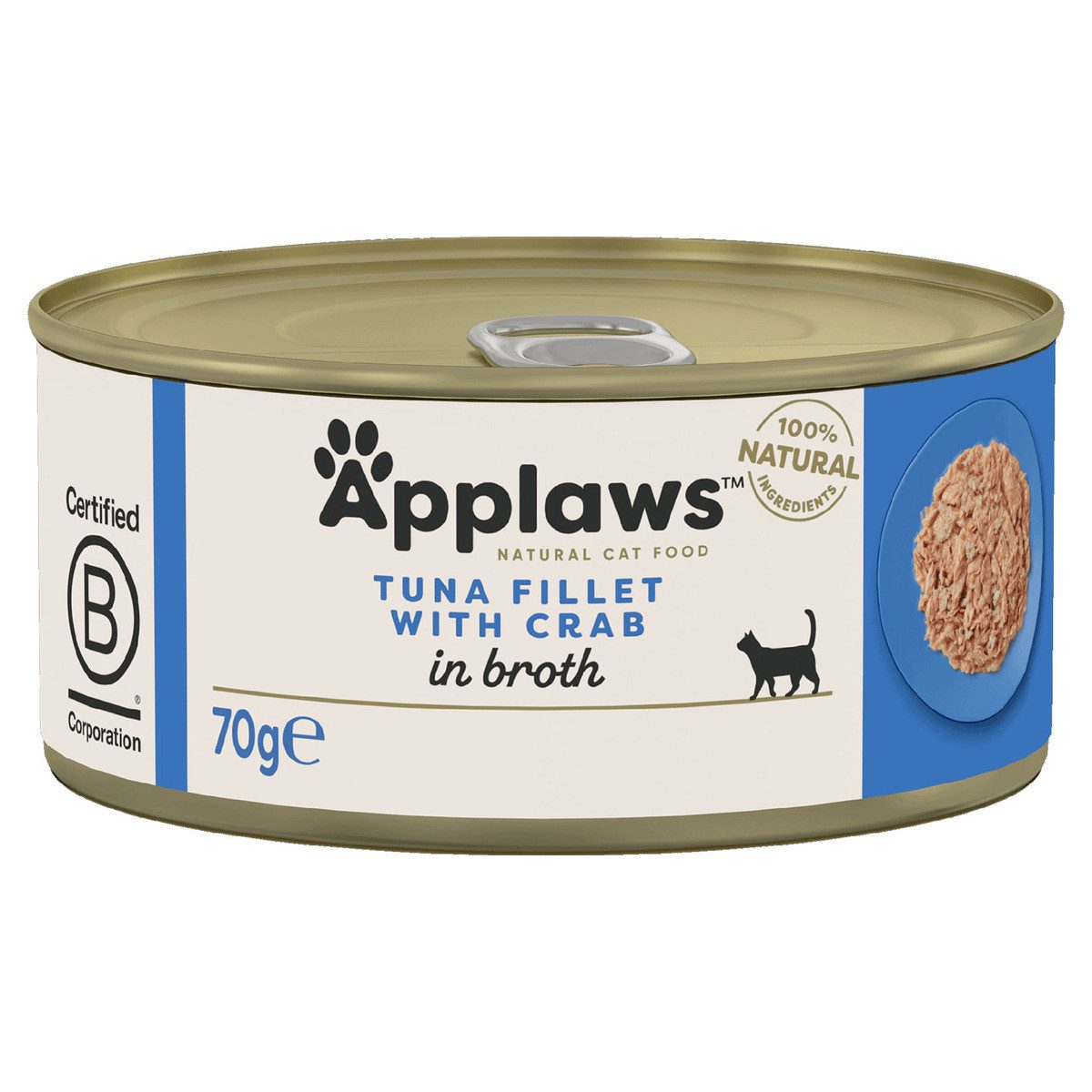 Applaws Thunfisch & Krabben 70 g - 24 Stück, Nassfutter für: Katze
