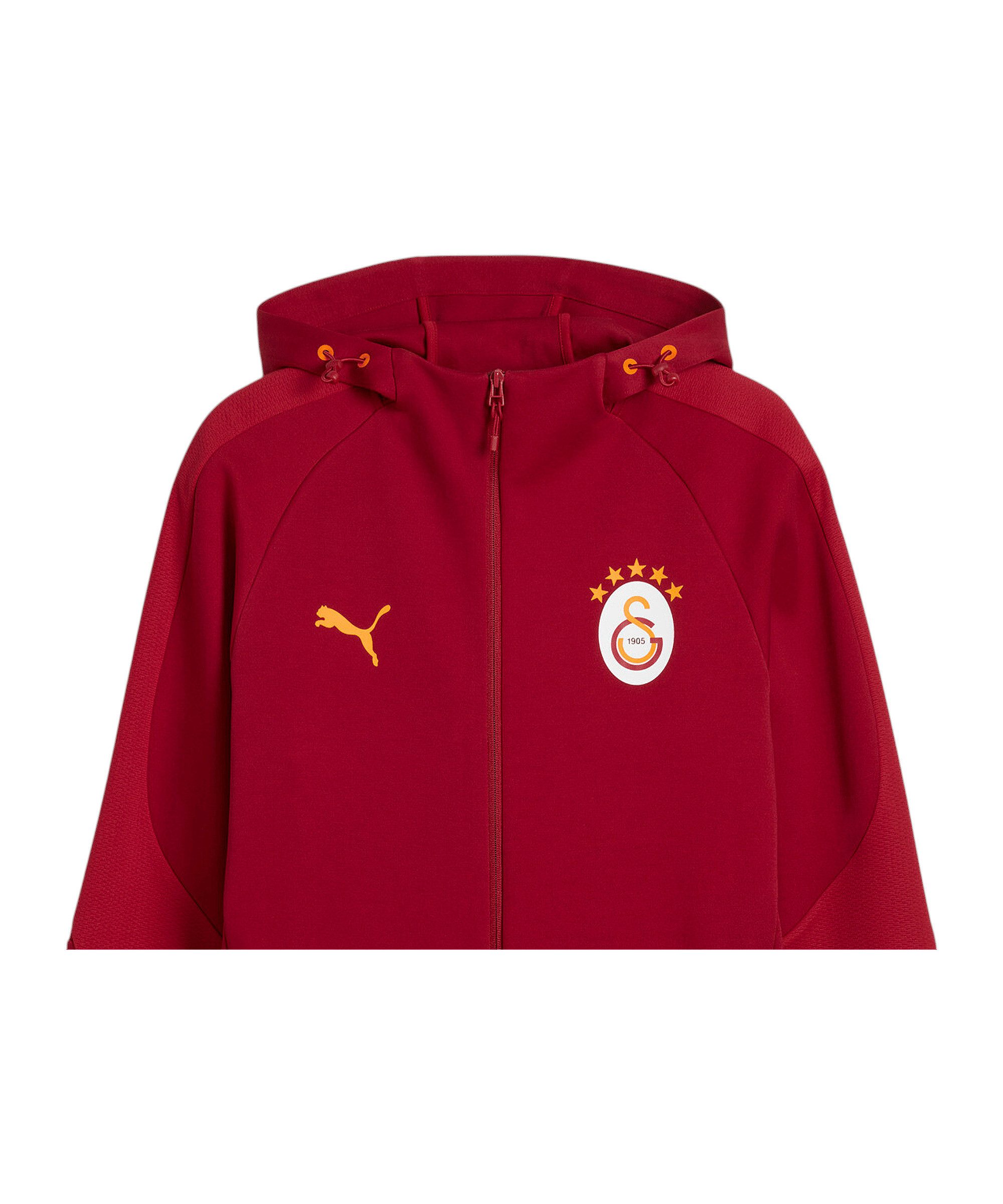PUMA Sweatjacke PUMA Galatasaray Istanbul Evostripe Kapuzenjacke Baumwolle