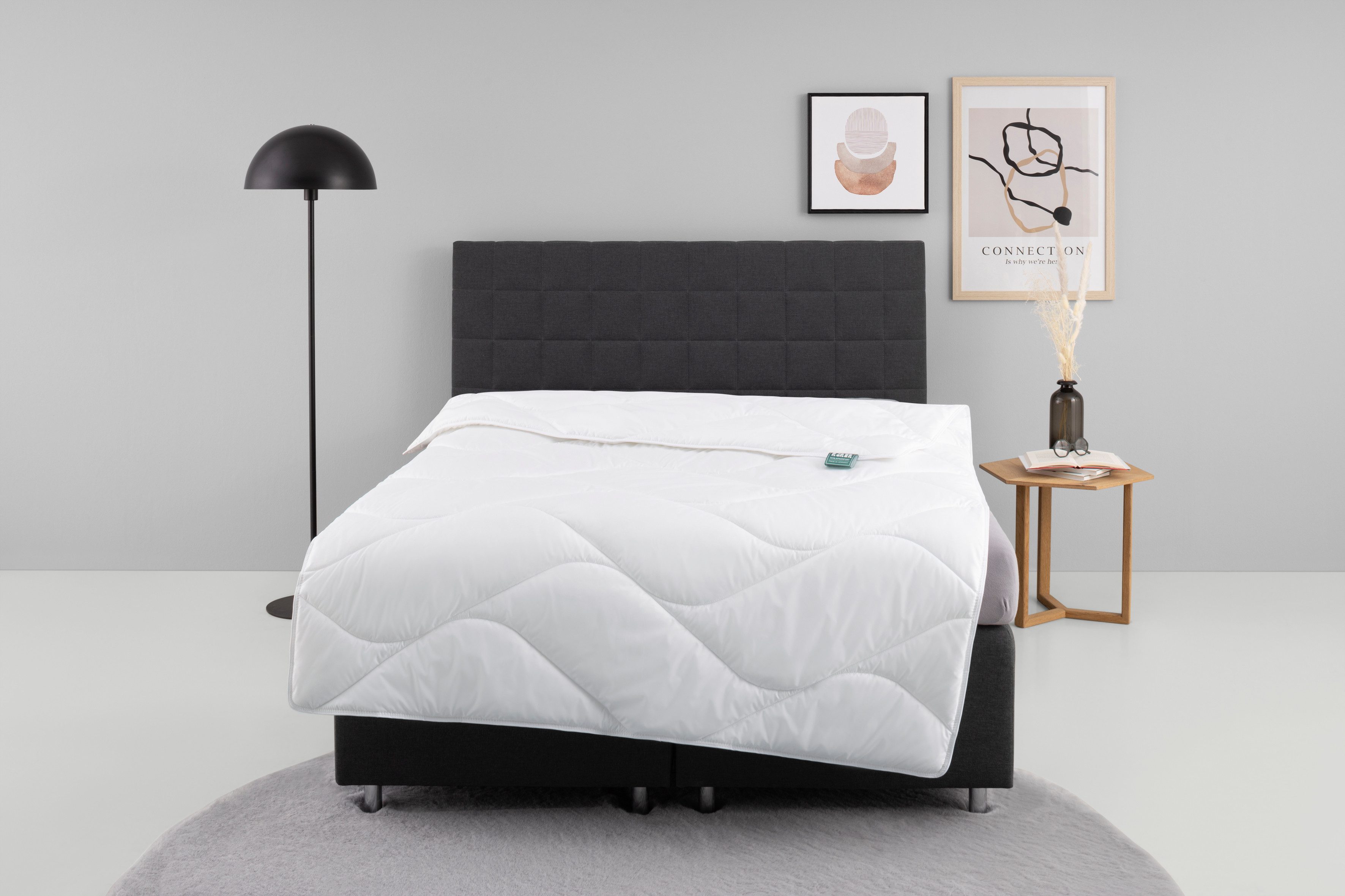 fan Microfaserbettdecke Microfaser kochfest, Bettdecken für Sommer und Winter, Decke, Füllung: 100% Polyester, Bezug: 100% Polyester, Bettdecke 135x200 cm, 155x220 cm und weitere Größen, Made in Germany