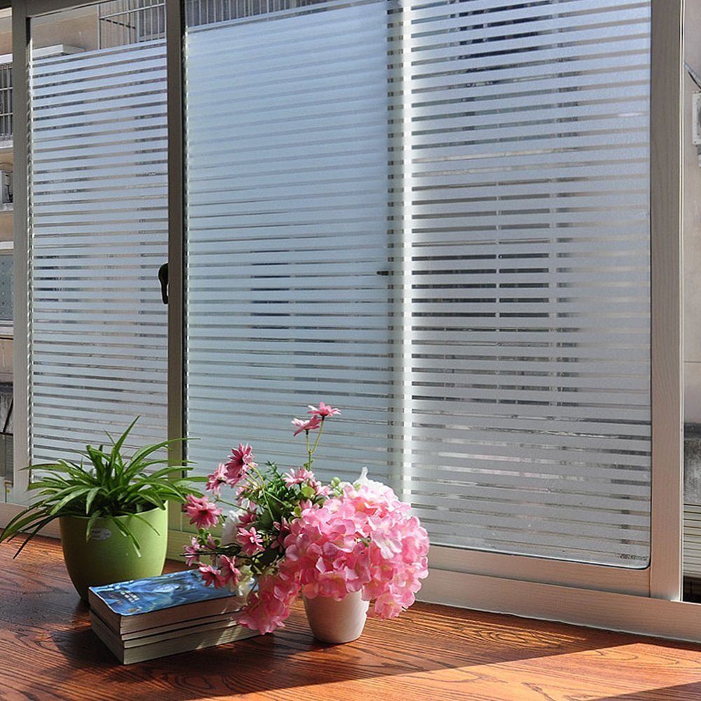 LETGOSPT Fensterfolie Fensterfolie Blickdicht Selbsthaftend, Sichtschutzfol günstig online kaufen