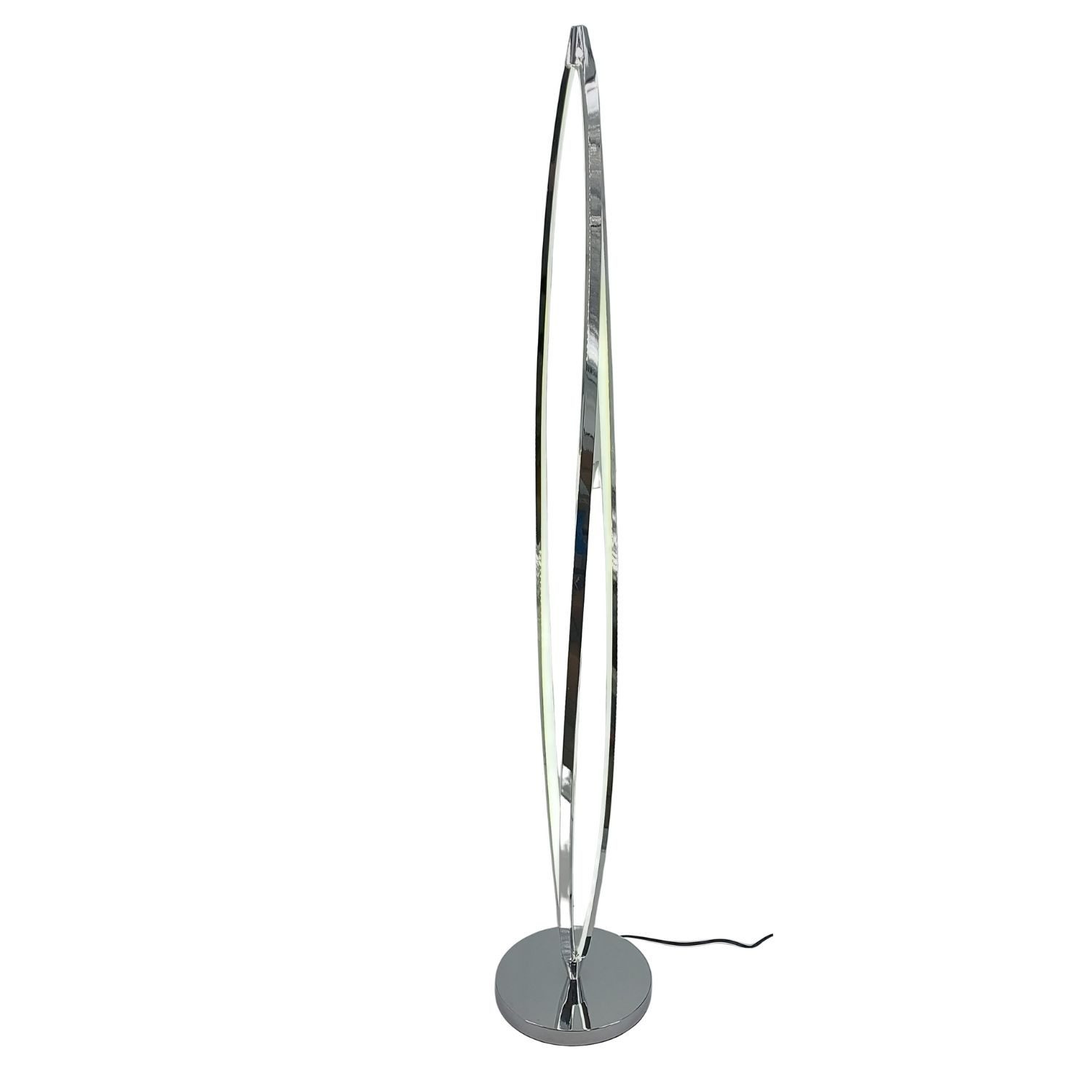 formano Stehlampe LED Lichtband, Farbe: Silber, Höhe: 154cm