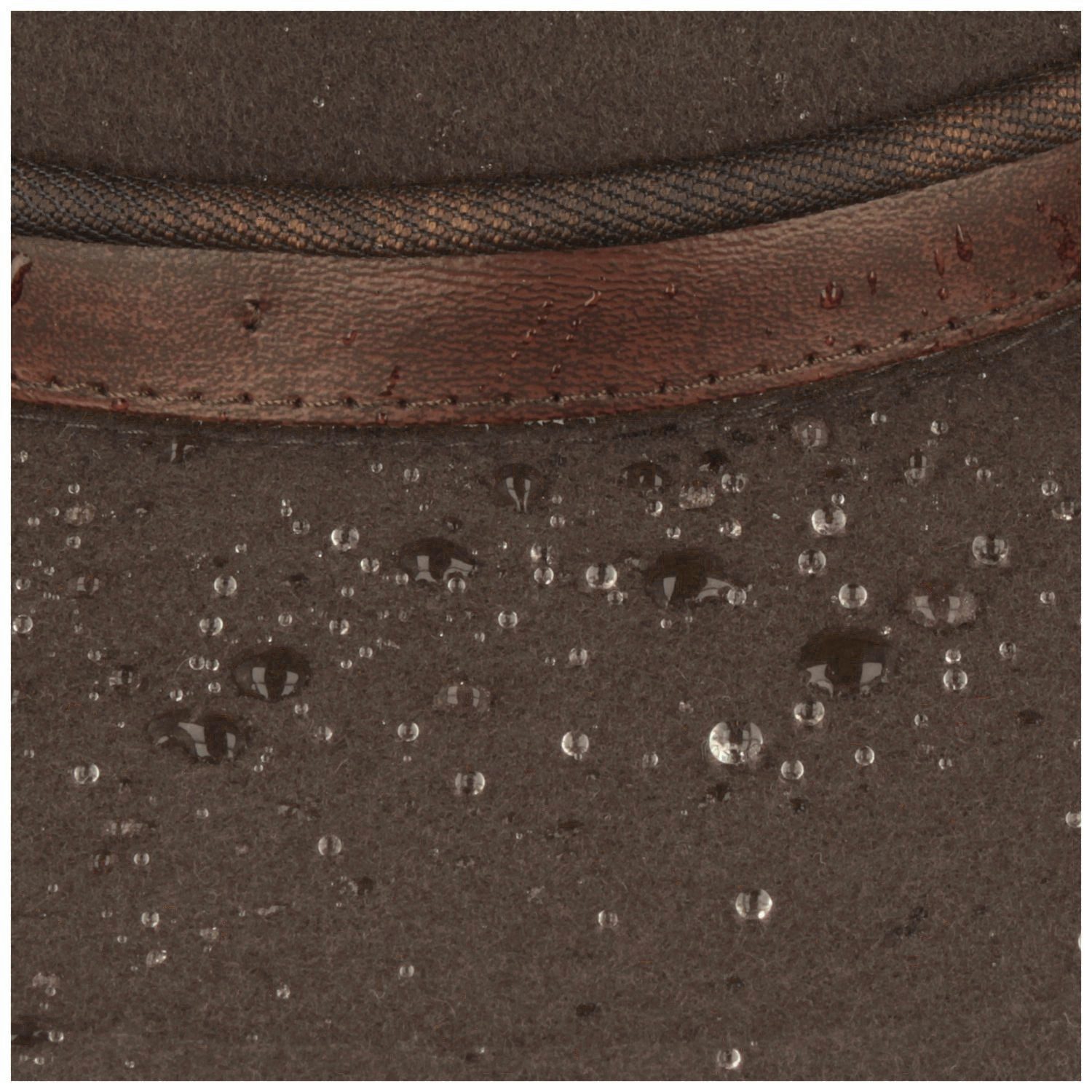 Breiter Filzhut rollbar aus Wollfilz