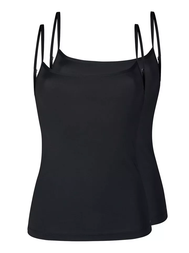 SKINY Achseltop Damen Spaghettishirt 2er Pack Micro Advantage (Packung, 2-St) -