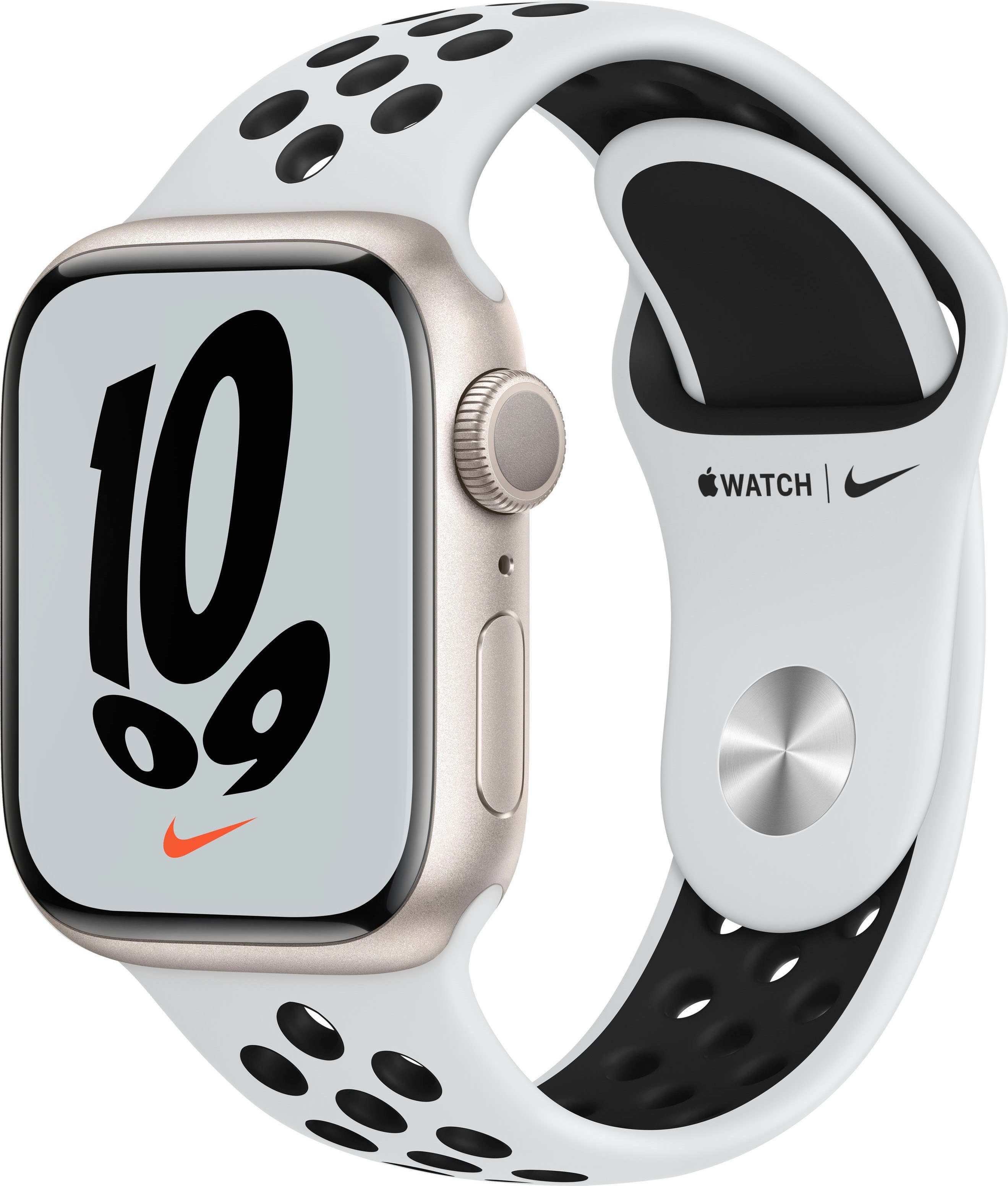 Series (Watch OS 7 41mm Smartwatch Apple Nike 8) GPS,