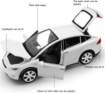 XDeer Modellauto Automodell,1:32 Autolegering mit Ton und Licht, Spielzeugauto mit Rückziehfunktion,Geschenk für Kinder