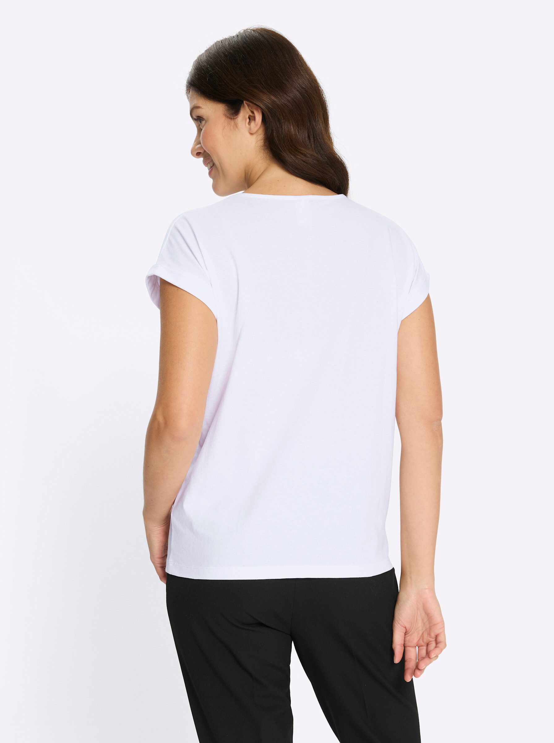 Sieh an! T-Shirt Kurzarm-Shirt Extra kurz günstig online kaufen