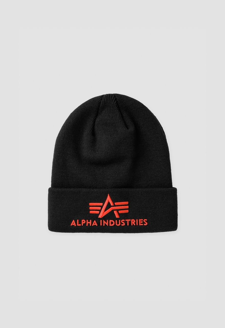 Alpha Alpha 3D Industries Motorradhelm rot Industries Beanie