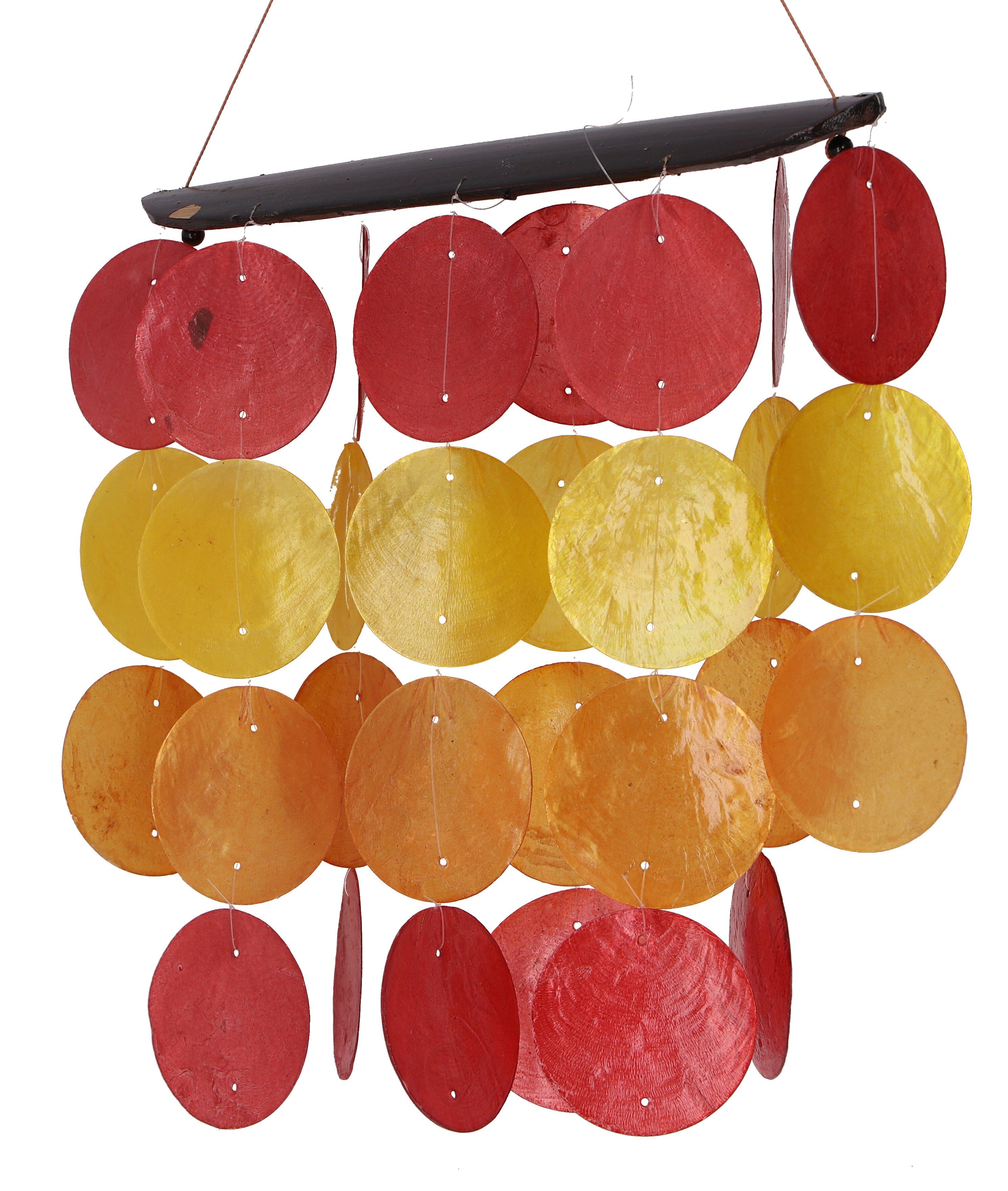Guru-Shop Windspiel Langes Muschel Windspiel, Klangspiel - Sommer..