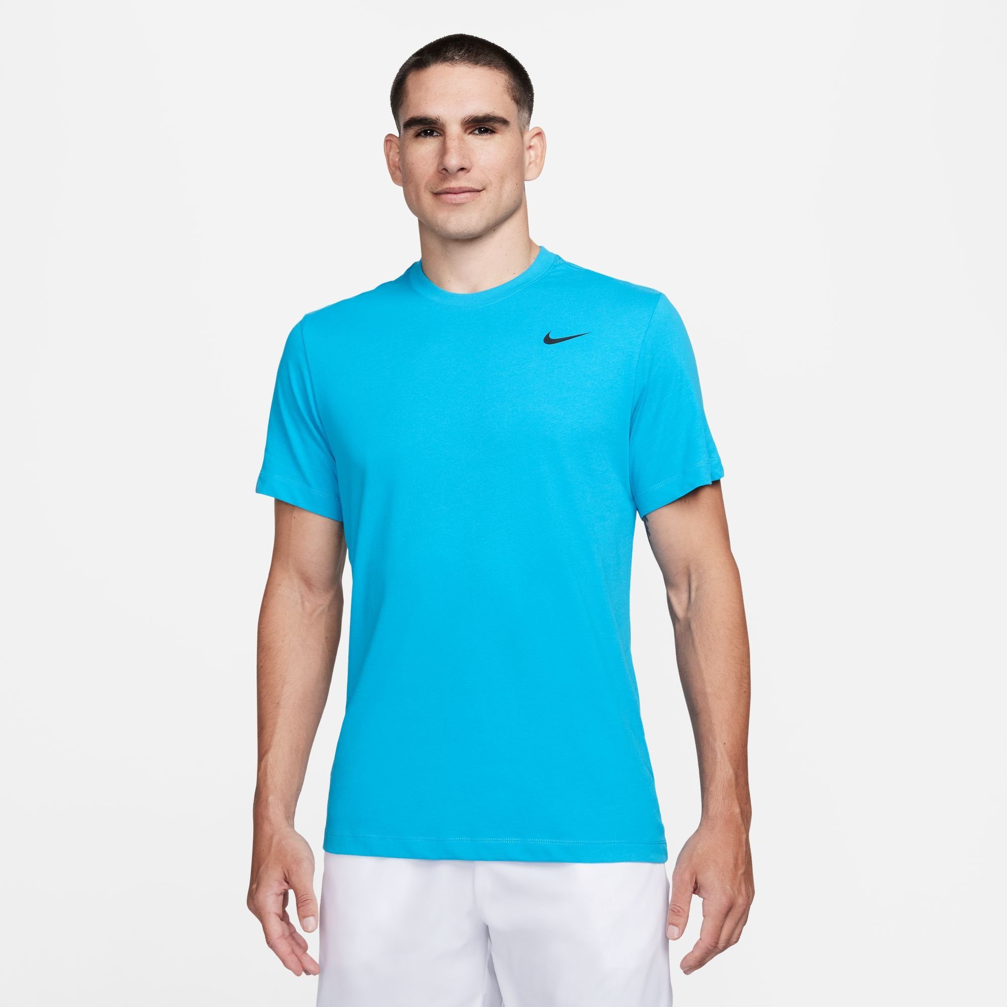 Nike Trainingsshirt DRI-FIT MEN'S FITNESS T-SHIRT LASER BLUE/BLACK