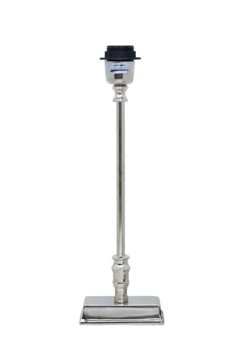 Dirk Davids Leuchten GmbH Tischleuchte Tischleuchte Rechteck Chrom Poliert Tischlampe Höhe 38cm, E27