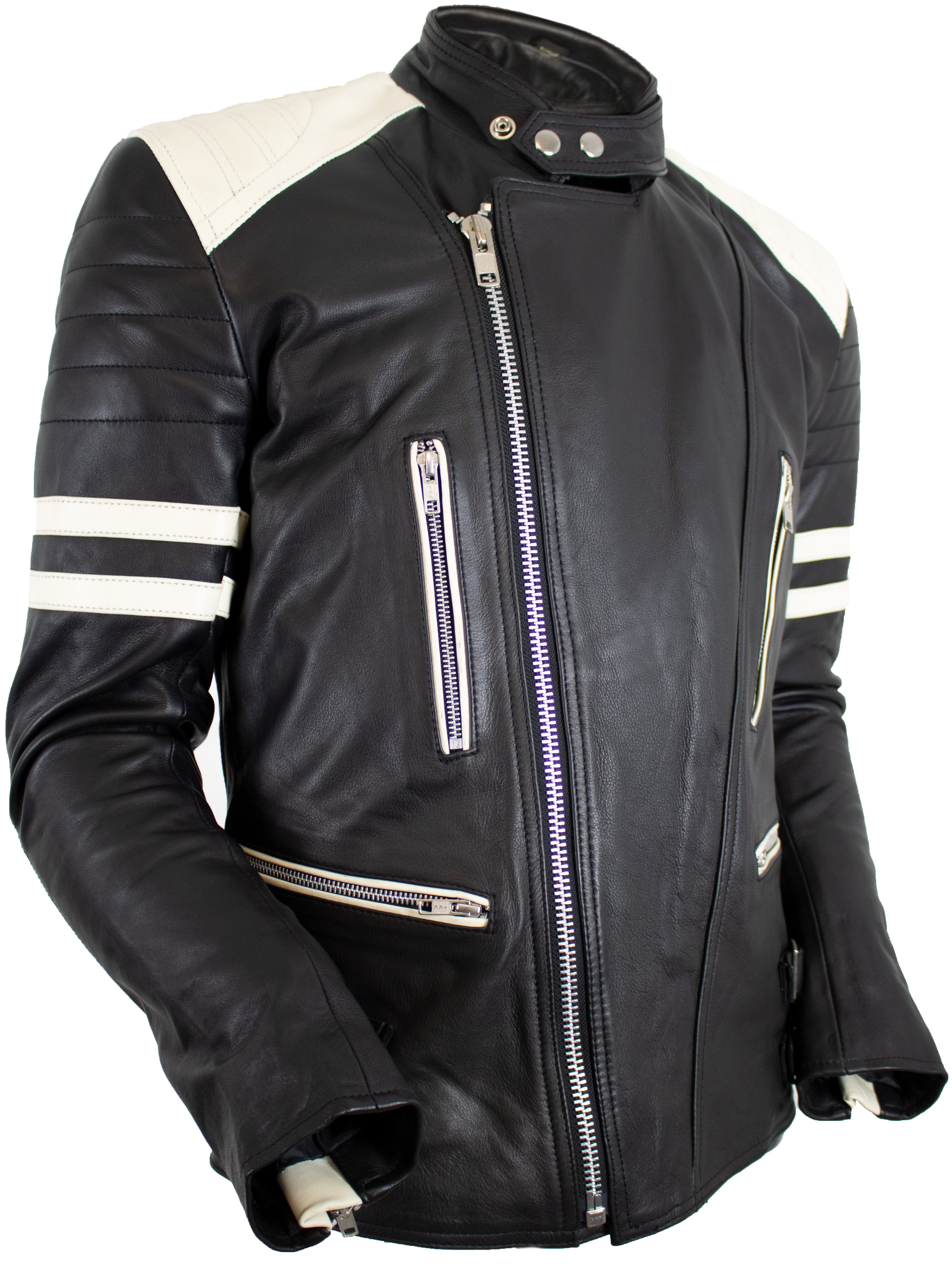 MDM Motorradjacke Herren Retro Motorrad Biker günstig online kaufen