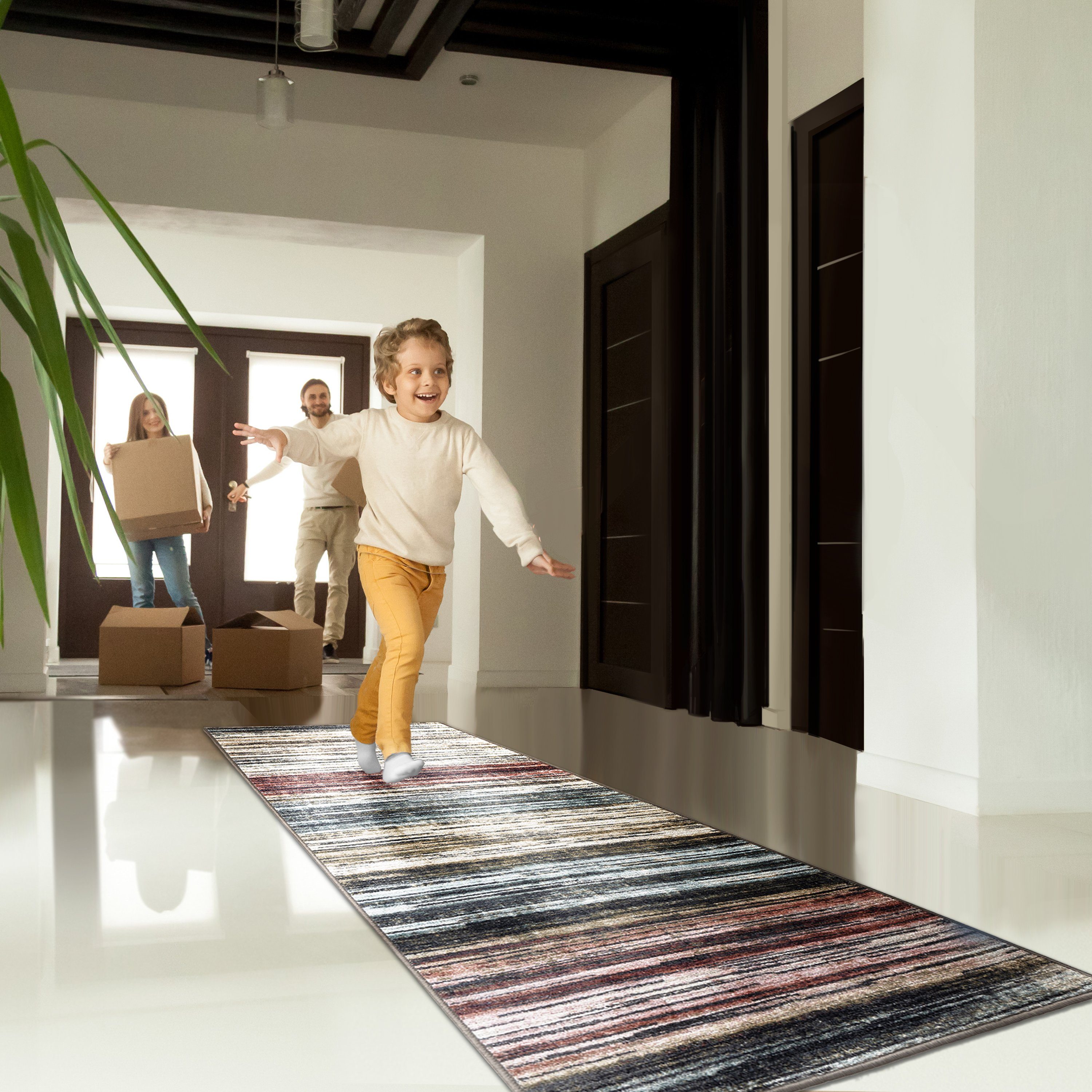 Karat, Cudillero, Moderner Teppich Teppich-Läufer Wohnteppich