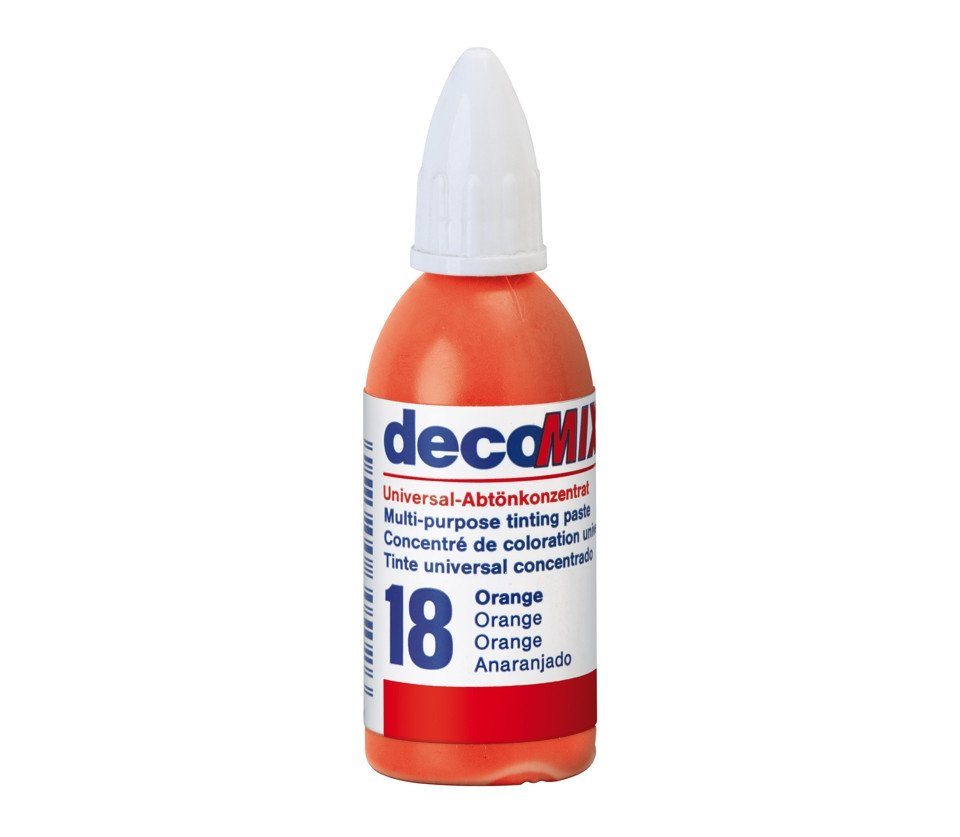 decotric® Vollton- und Abtönfarbe Decotric Abtönkonzentrat 20 ml orange