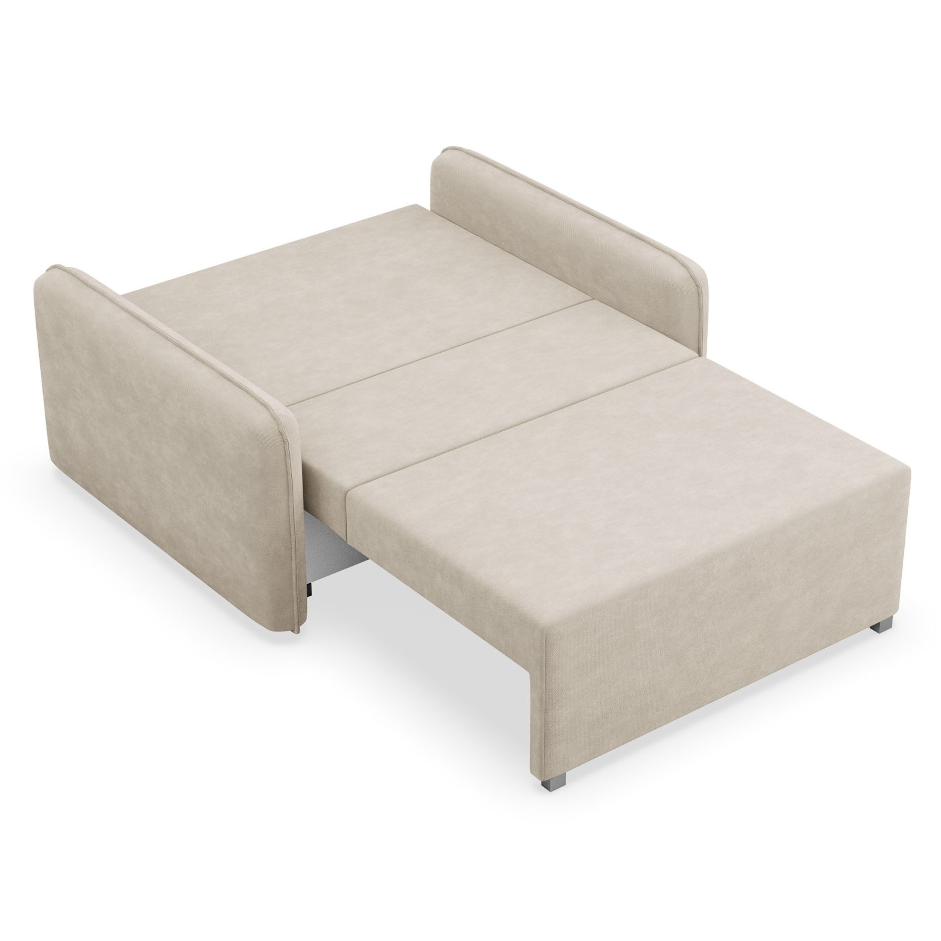 Selsey Schlafsofa, 2-Sitzer Sofa mit Schlaffunktion Bettkasten und pflegeleichtem Bezug