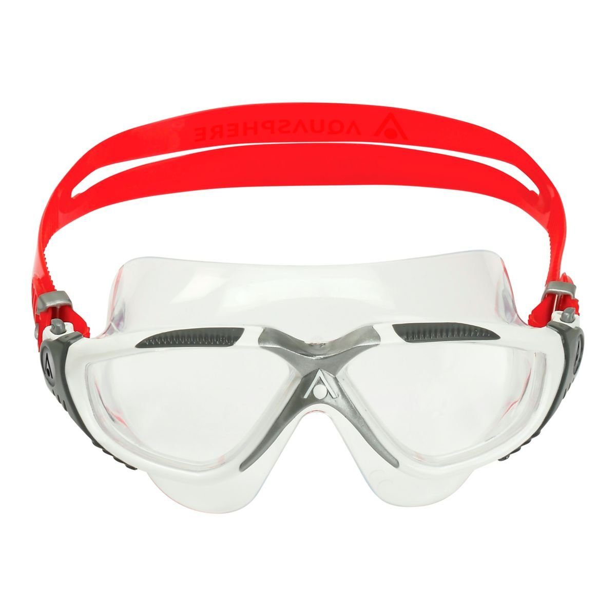 Schwimmaske weiß/grau Aquasphere Schwimmbrille Vista