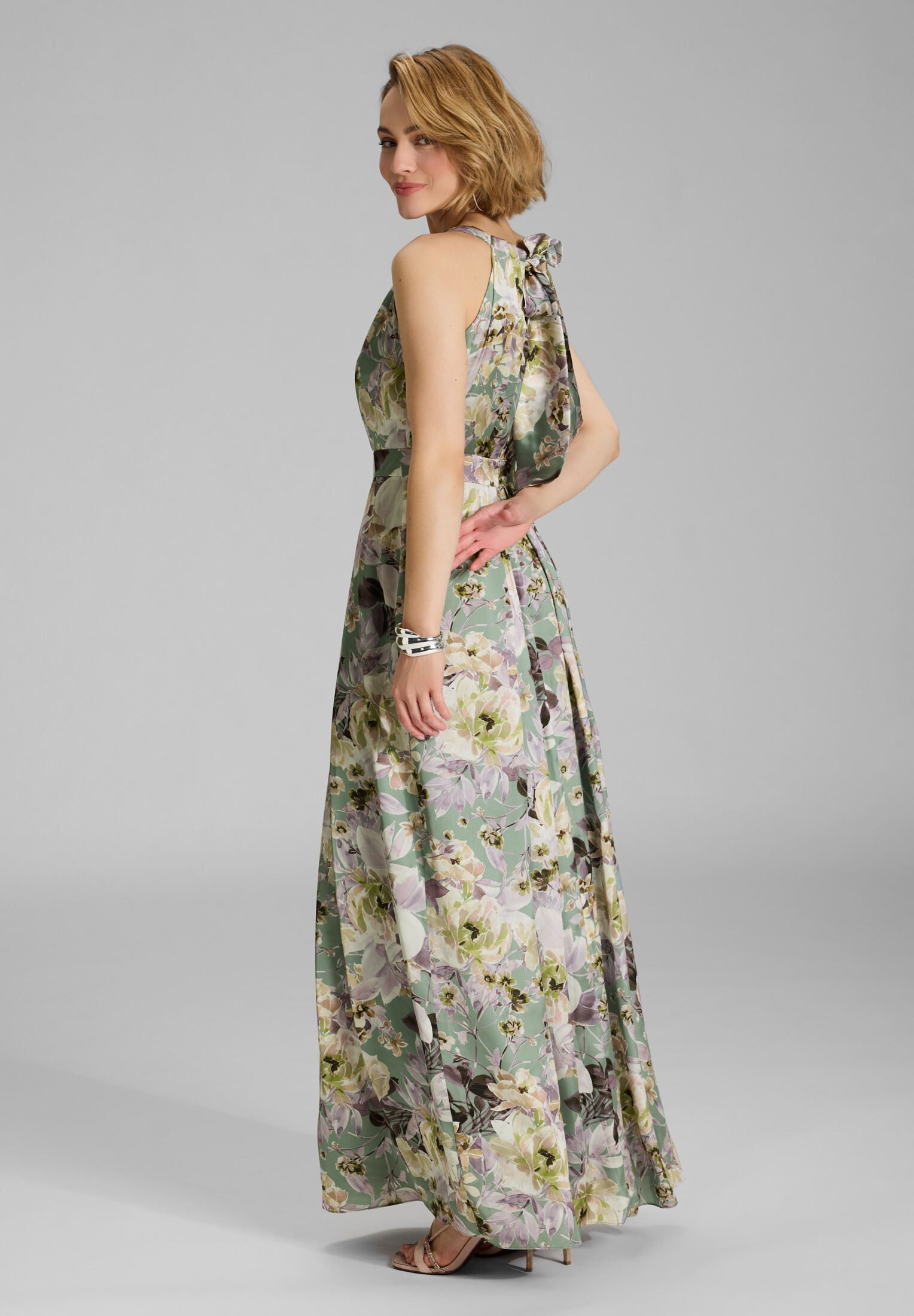 SWING Abendkleid Floraler All-Over Print günstig online kaufen