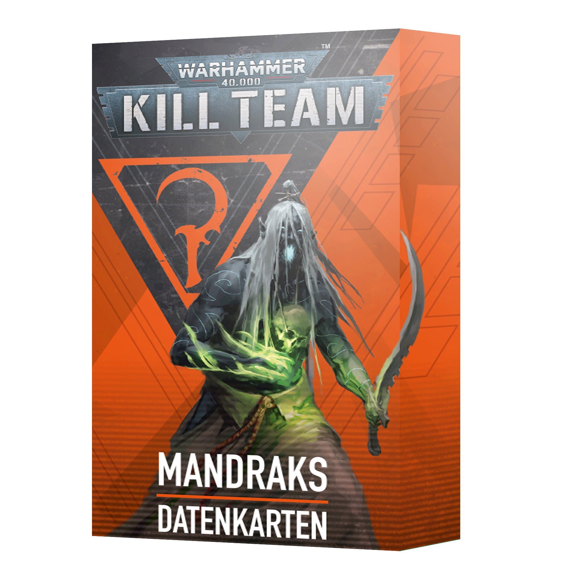 Spielfigur Warhammer 40.000 Mandraks Datenkarten Deutsch